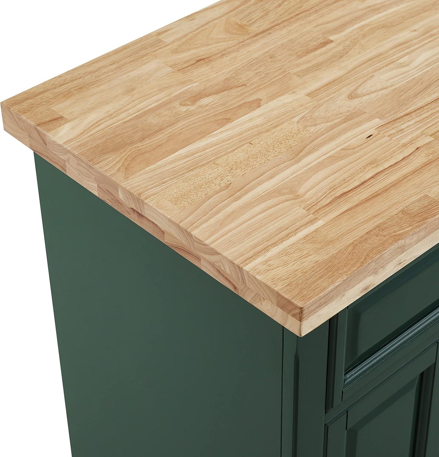 Madison Solid Wood Top Kitchen Island