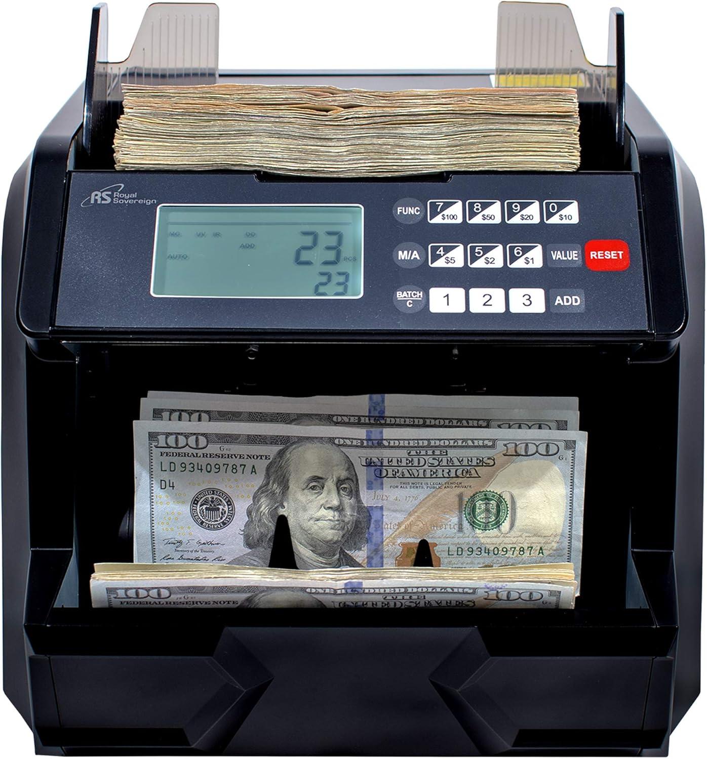 Royal Sovereign Front Load Bill Counter with Counterfeit Detection RBC-EG100