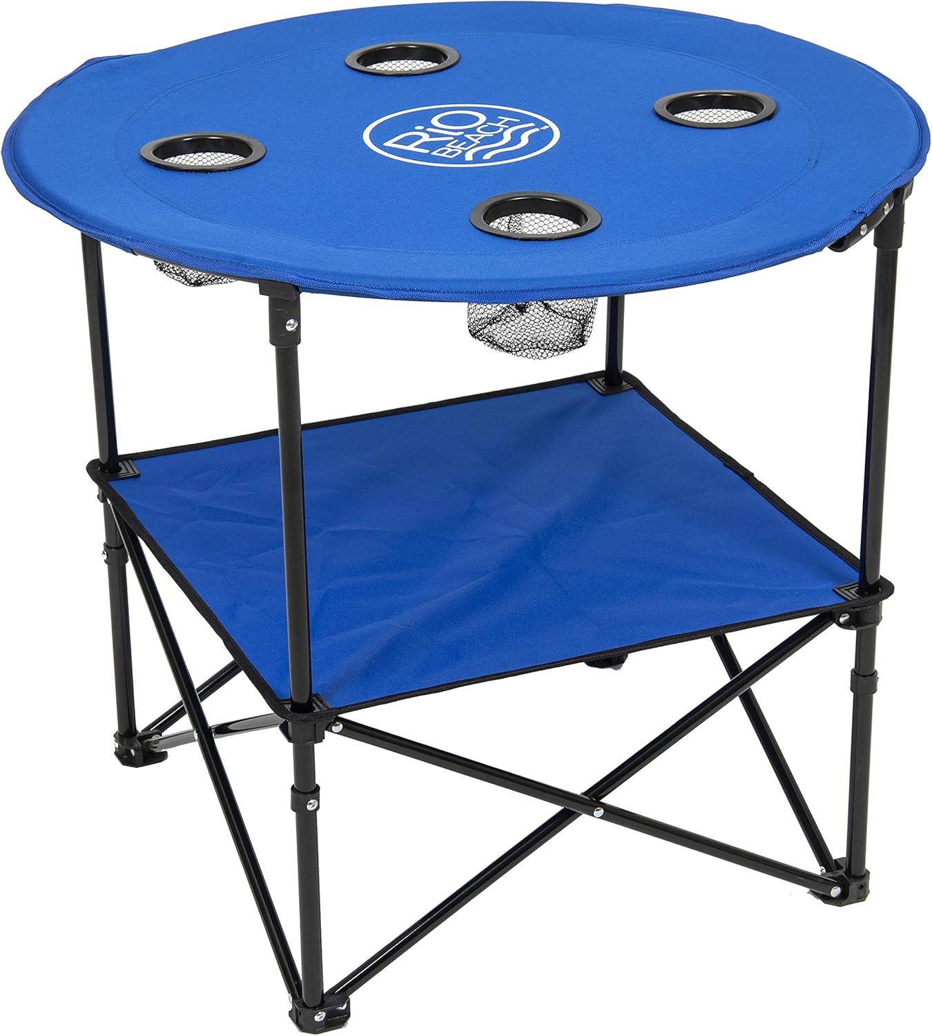 28" diameter material round portable  table