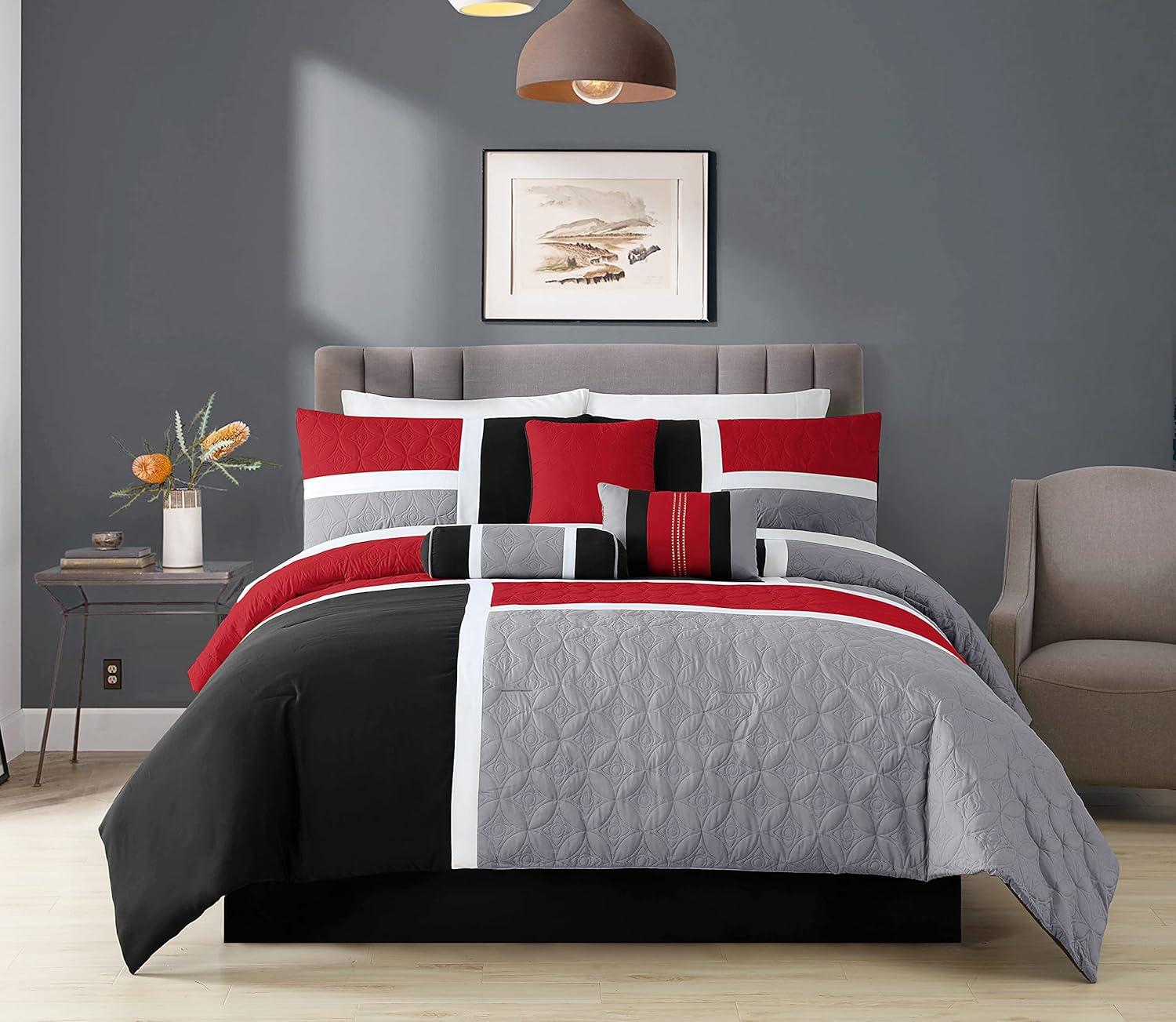 Upland Patchwork 7 Piece Comforter Set