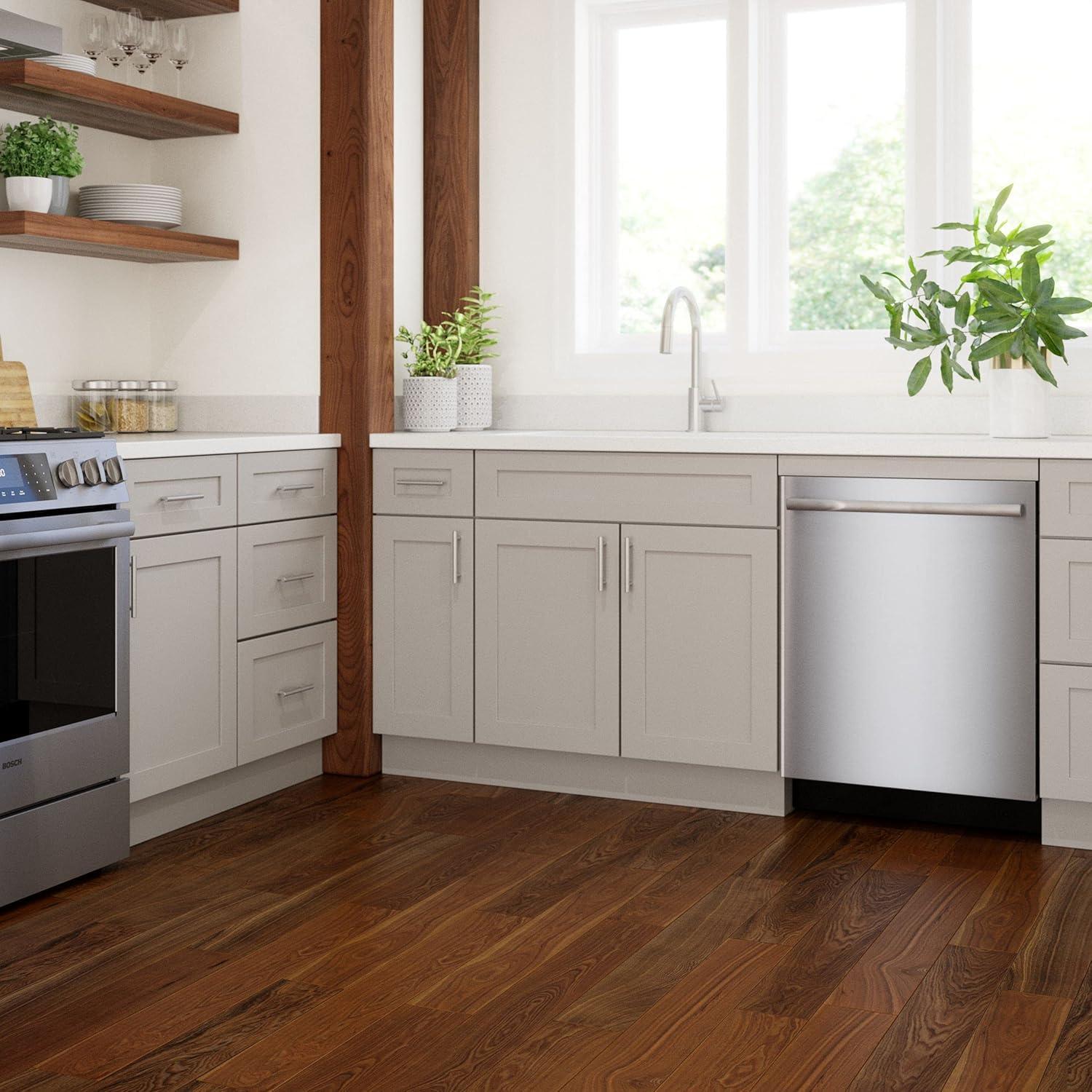 24-Inch Stainless Steel Built-In Dishwasher with Top Control