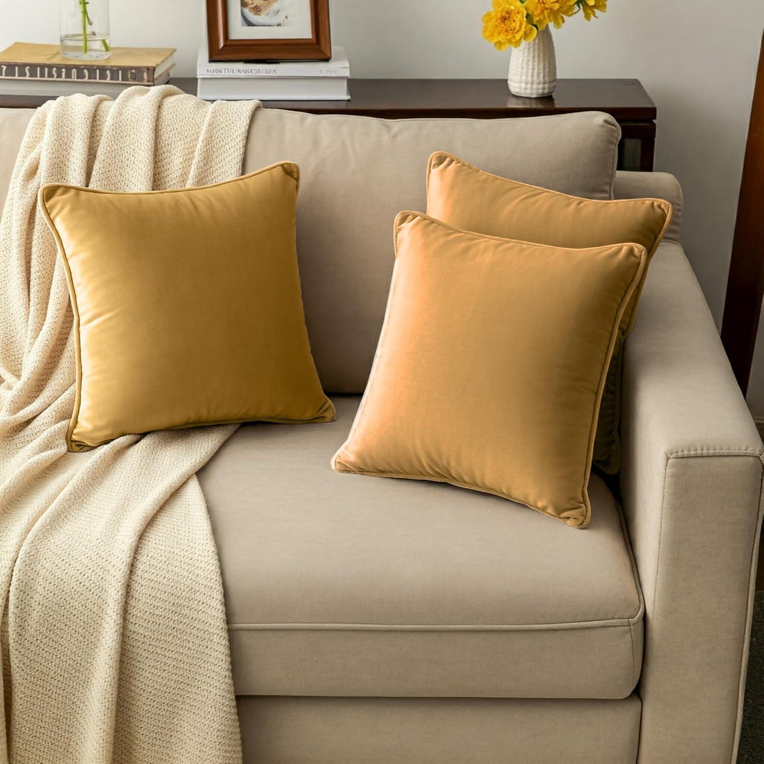 A1 Home Collections LLC Velvet Pillow Cover (Set of 2)
