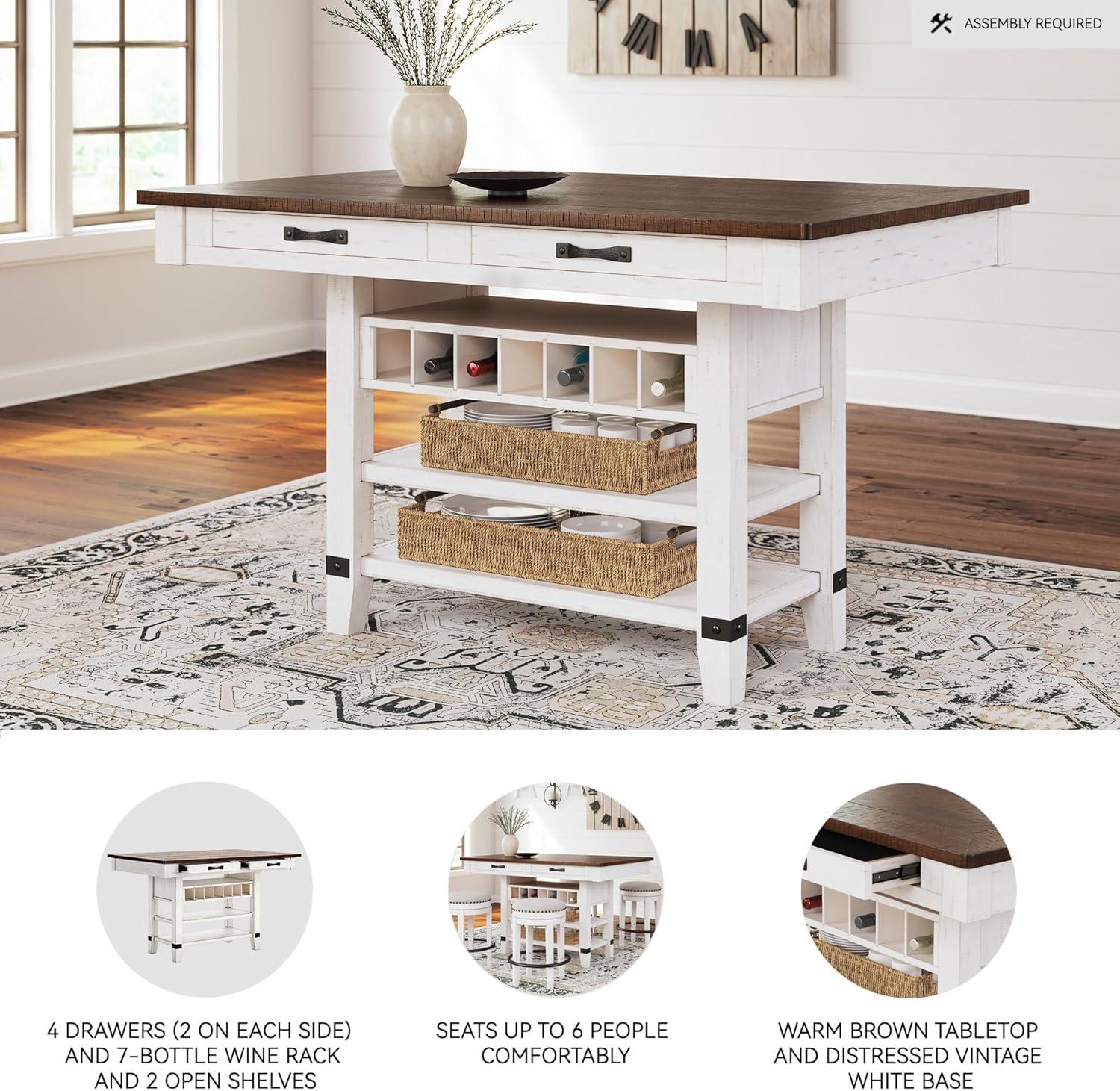 August Grove® Daiah Pine Dining Table