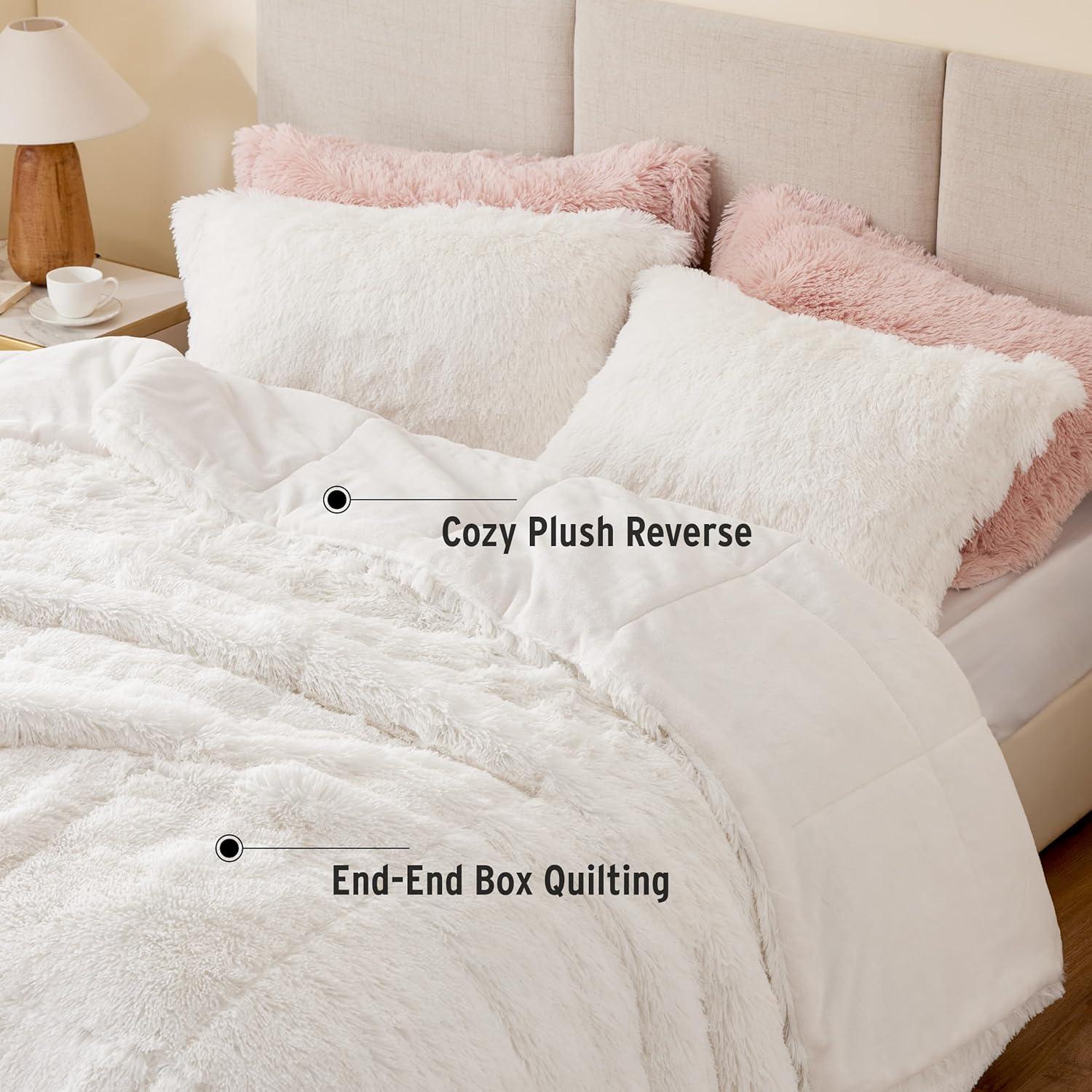 Malea Shaggy Faux Fur Comforter Mini Set