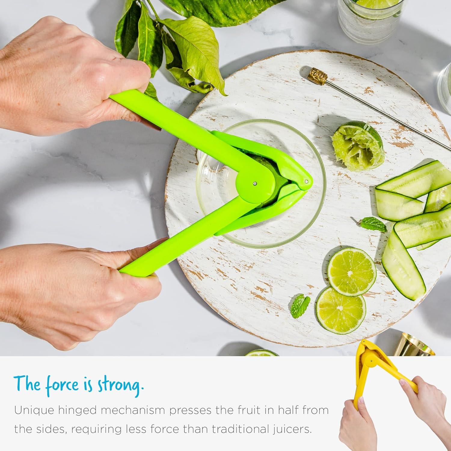 Lime Green Fold Flat Easy Citrus Juicer, 9 inch