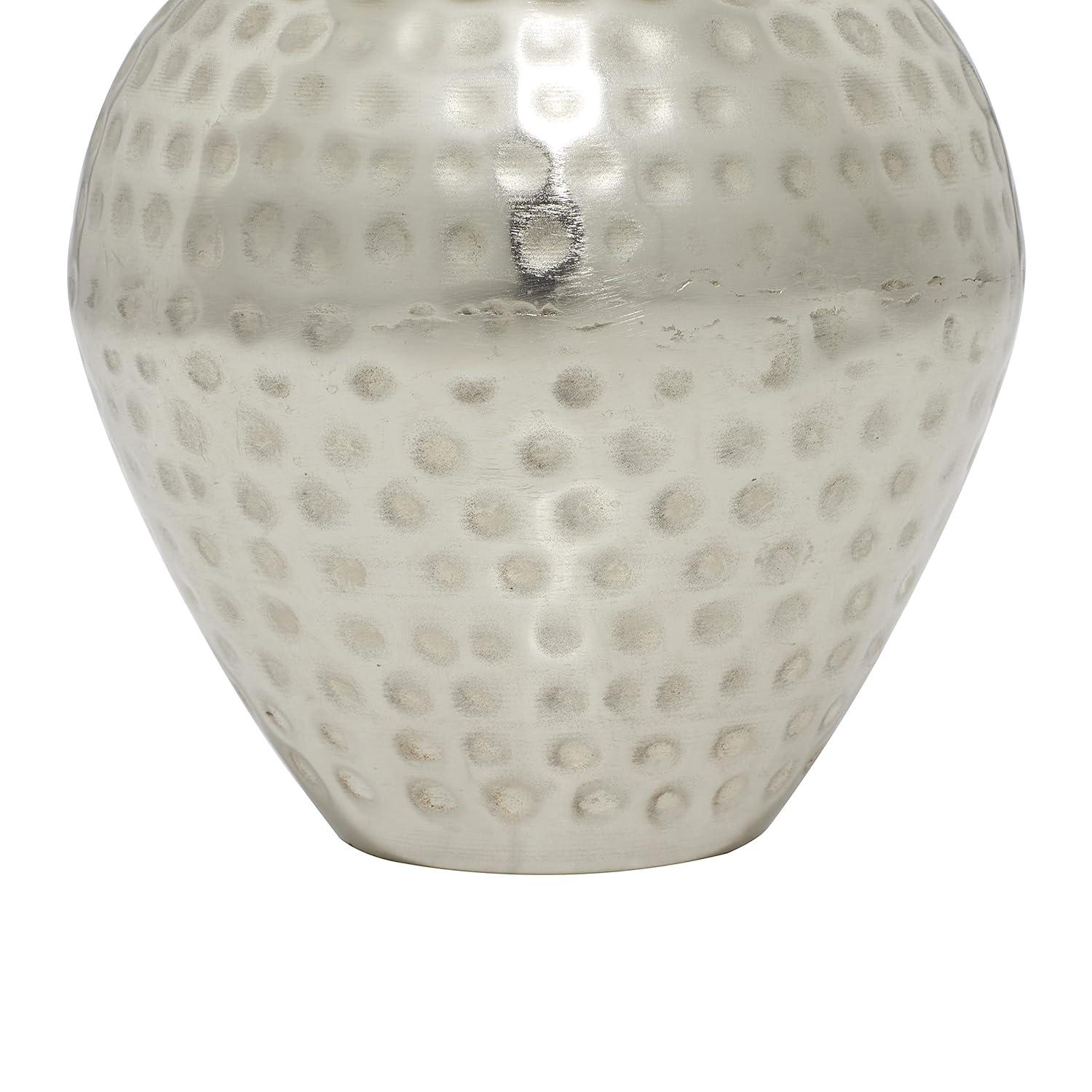 Trent Austin Design® Montevallo Silver Metal Hammered Living Room Decorative Jars