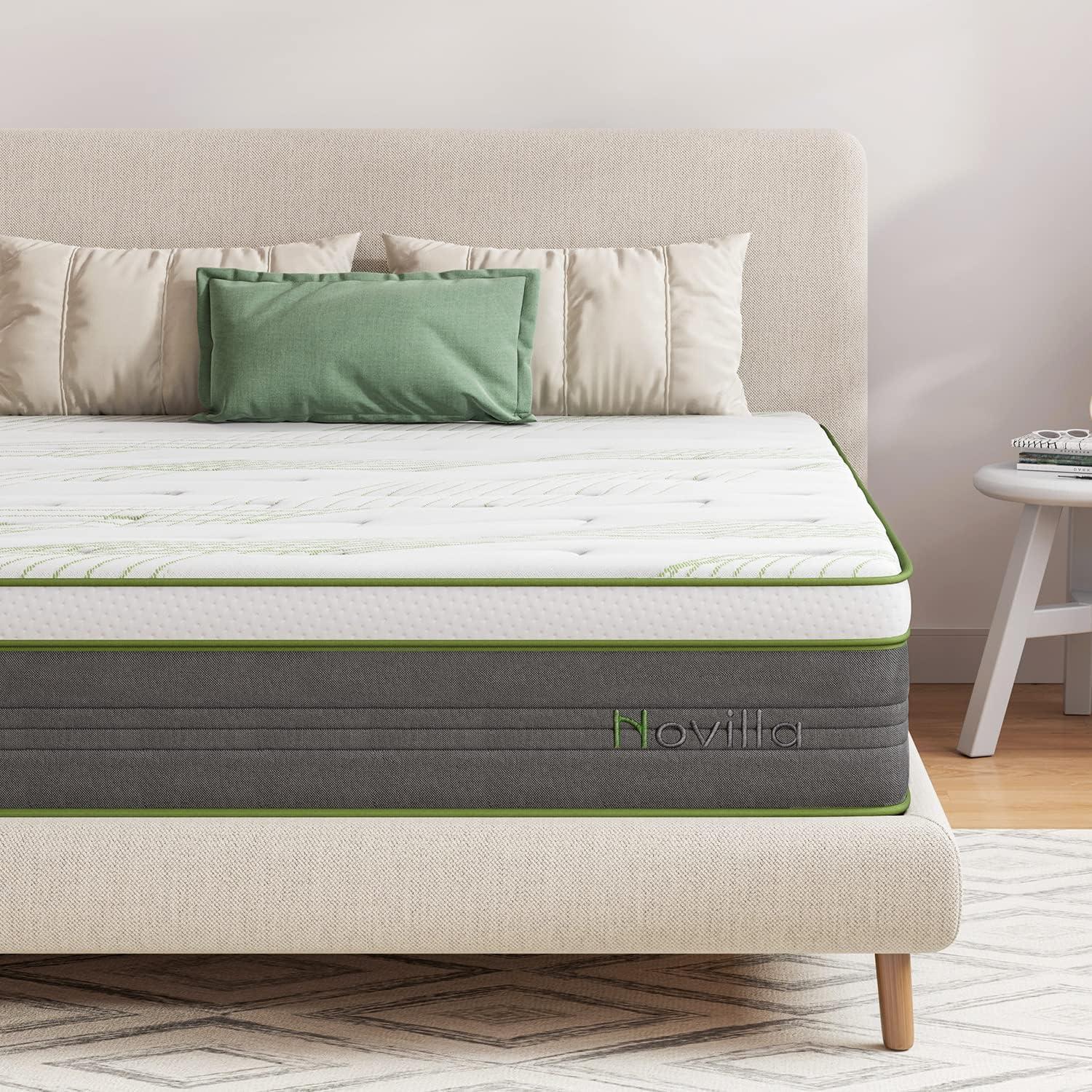 Novilla Twin 10-Inch Hybrid Pillowtop Innerspring Mattress