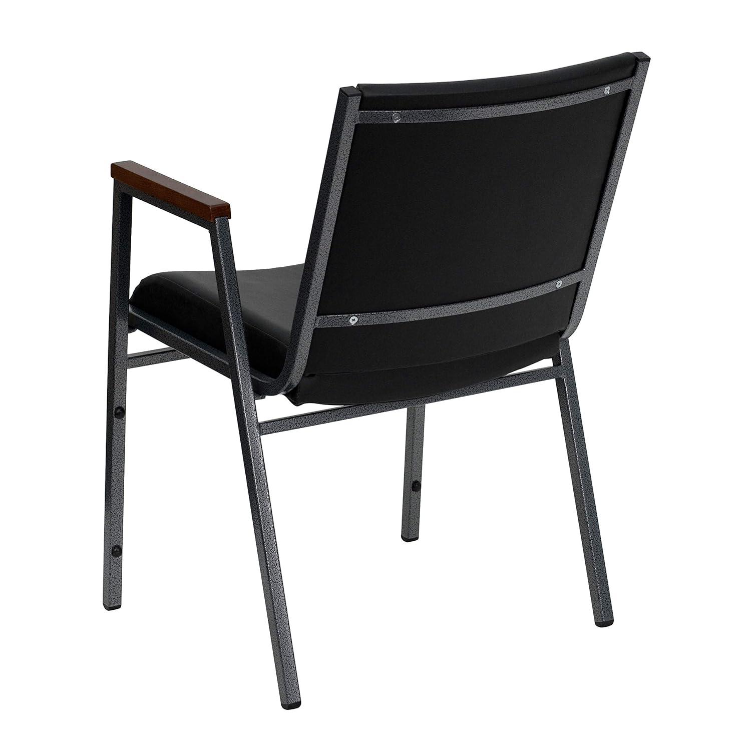 Flash Furniture Aliya Heavy Duty Stack Chair with Arms (Set of 4)