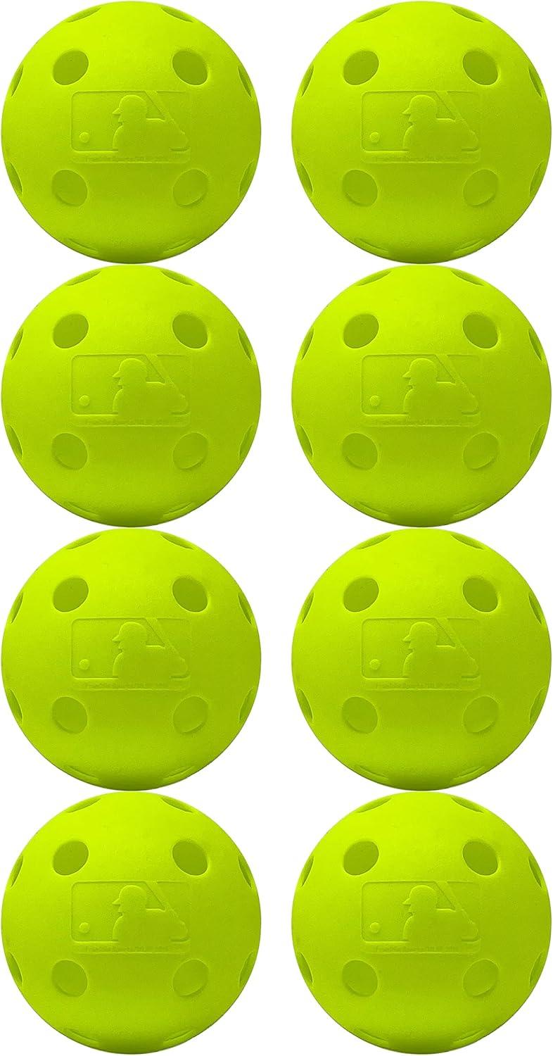 Franklin Sports Indestruct-A-Ball Plastic Batting Practice Baseballs, Softballs + Golf Balls - Training Packs