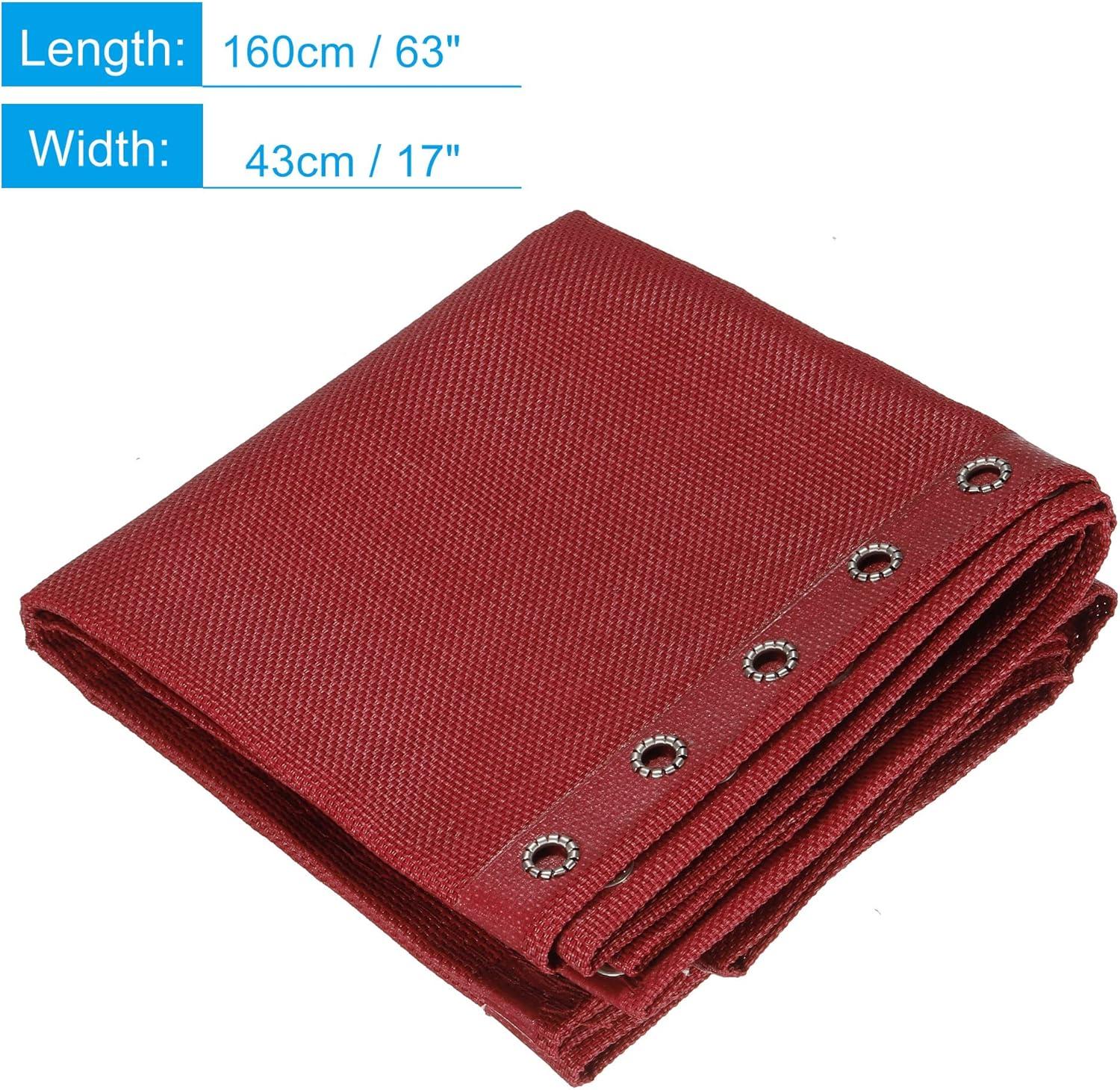Uxcell Gravity Chair Replacement Fabric Recliners Repair Kit with Ropes, Red