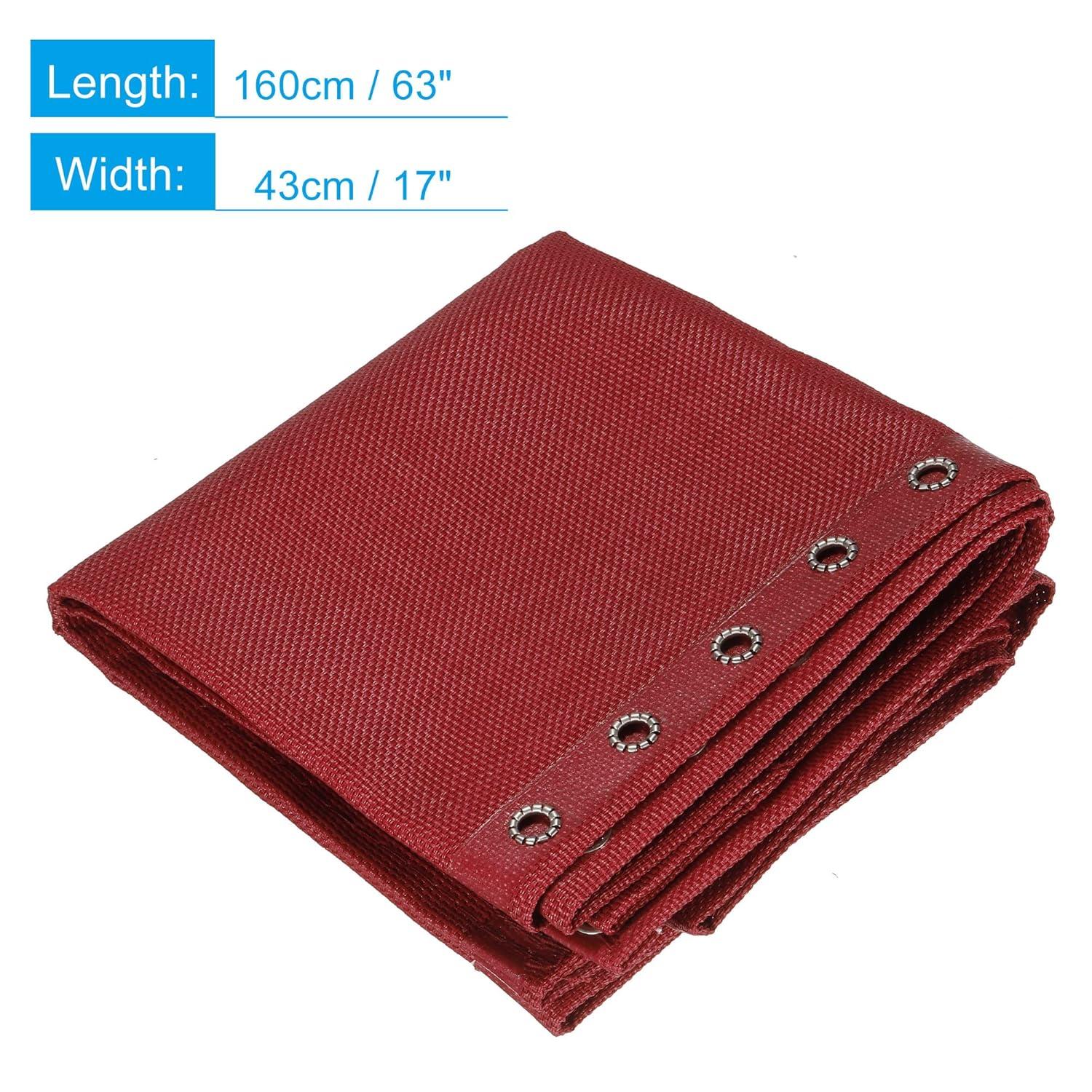Uxcell Gravity Chair Replacement Fabric Recliners Repair Kit with Ropes, Red