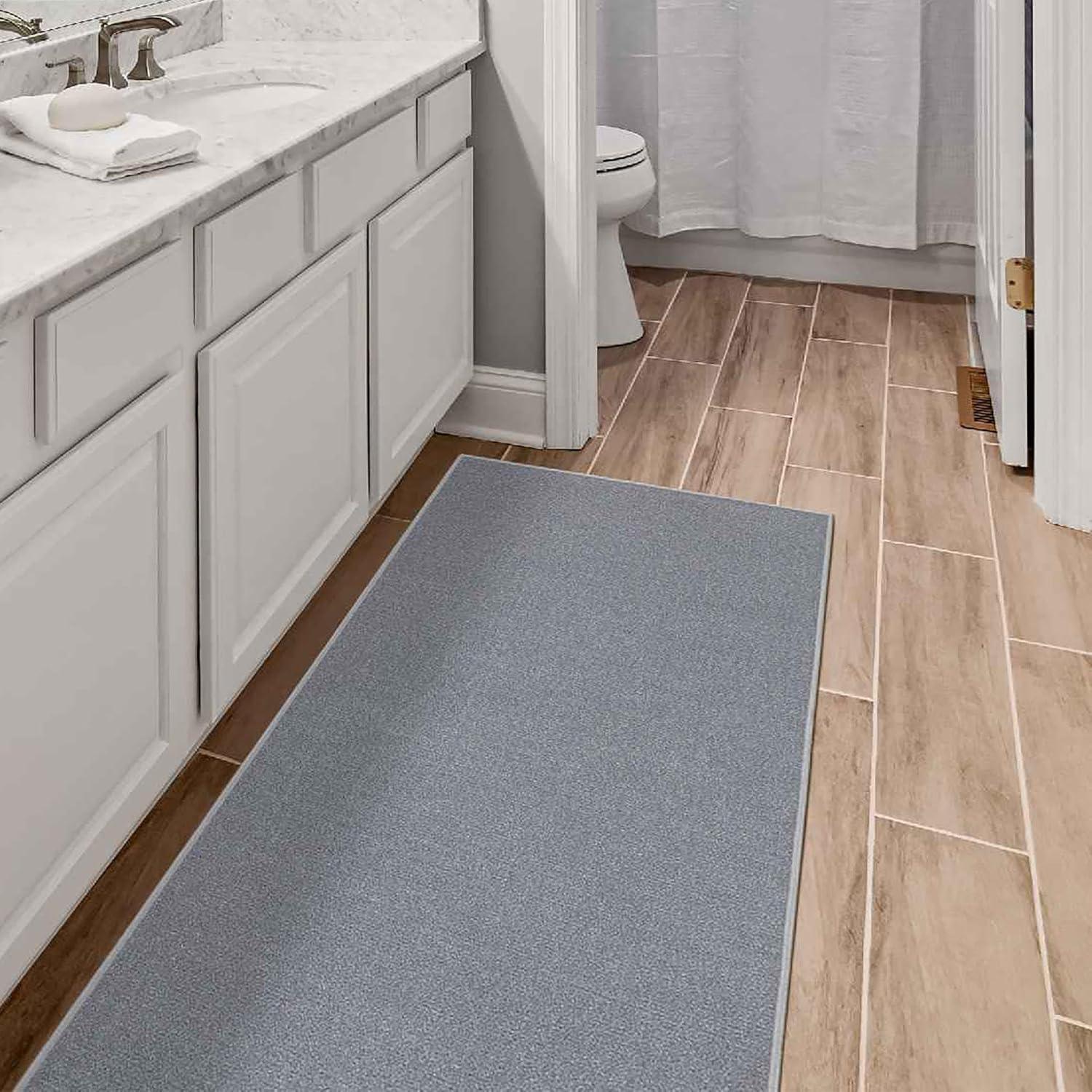 Machine Washable Non-Slip Solid Kitchen Mat