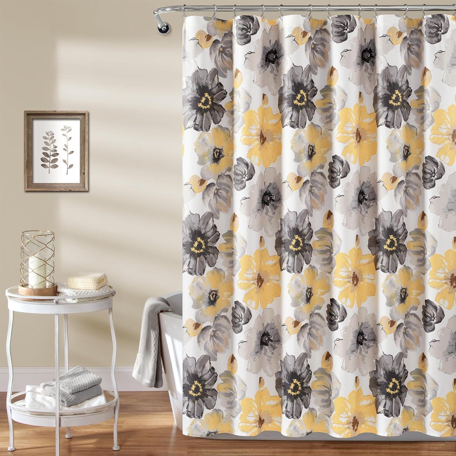 Lush Decor Floral Single Shower Curtain & Reviews | Wayfair