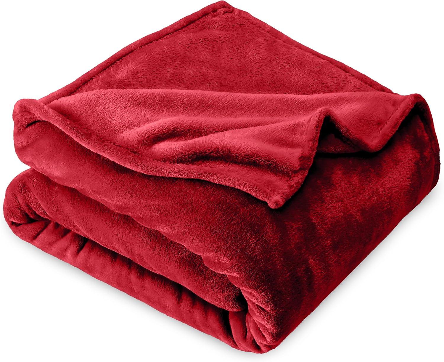 Bare Home Microplush Fleece Blanket - Fuzzy, Warm, Bed/Throw Blanket