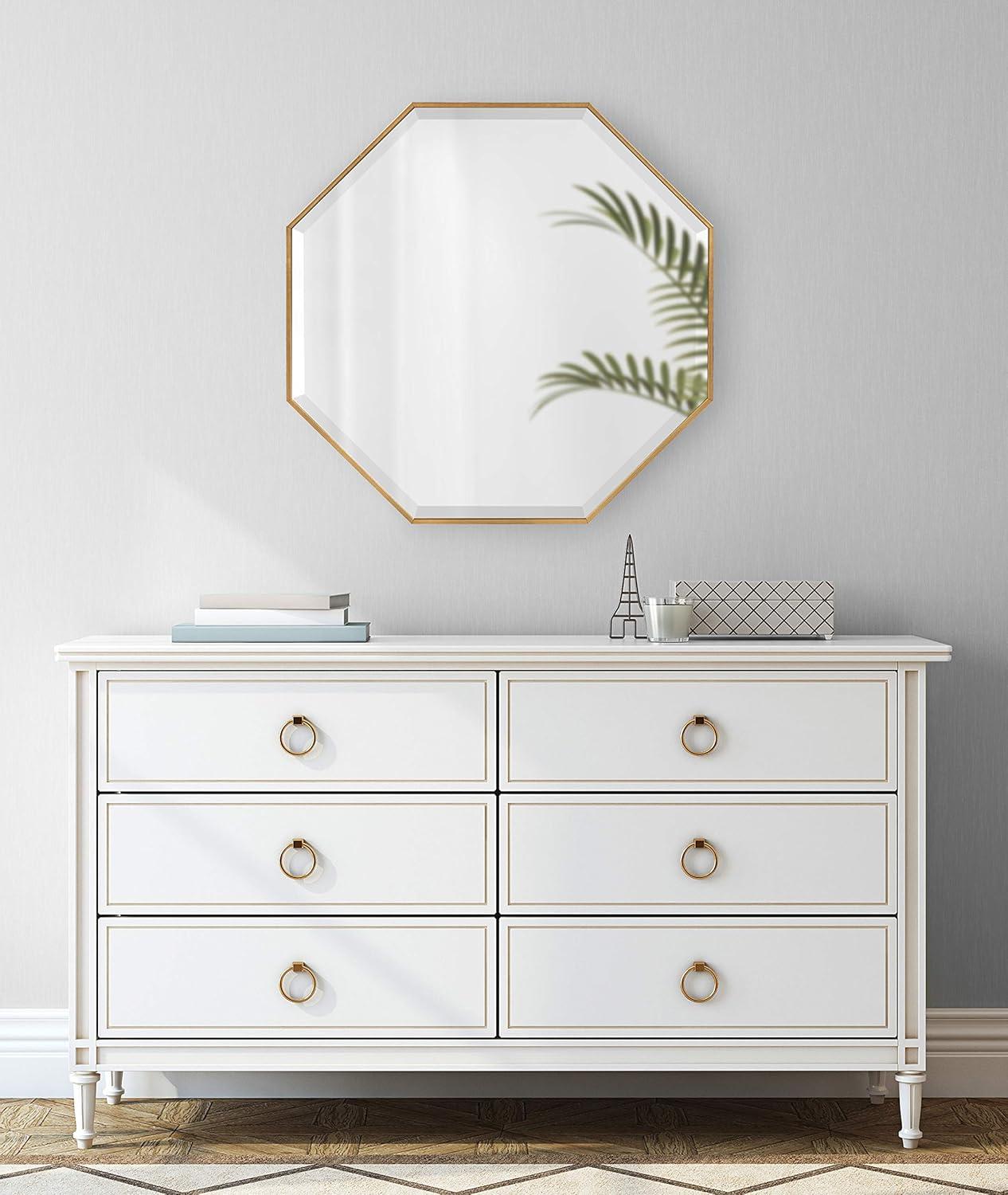 Rhodes Framed Octagon Wall Mirror - Kate and Laurel