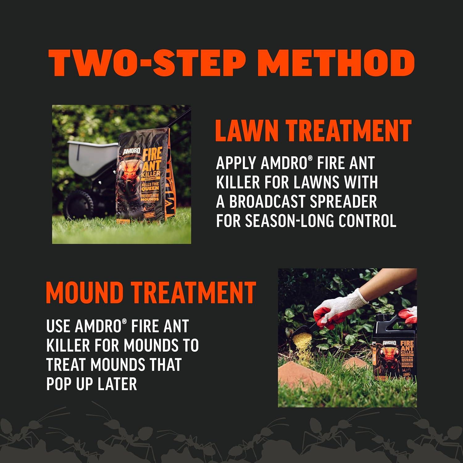 Amdro Outdoor Fire Ant Killer Bait for Mounds and Lawns, 1 lb.