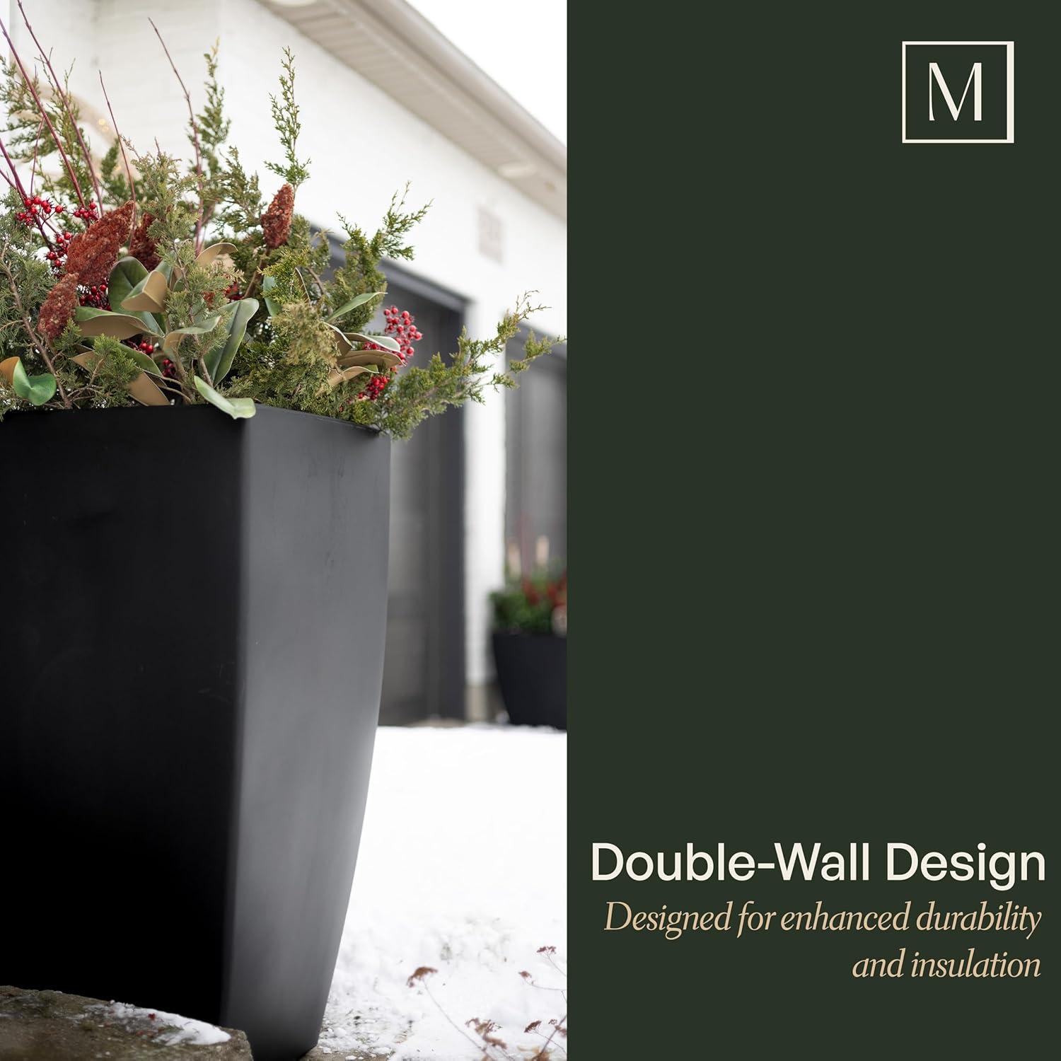 Mayne Inc. Vernamae  Resin Pot Planter With Water Reservoir