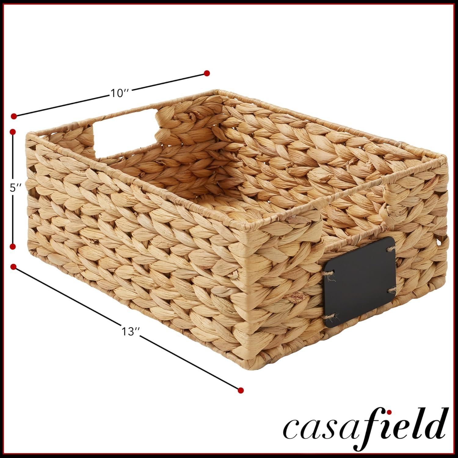 Casafield Casafield Natural Fiber Decorative Basket (Set of 4)