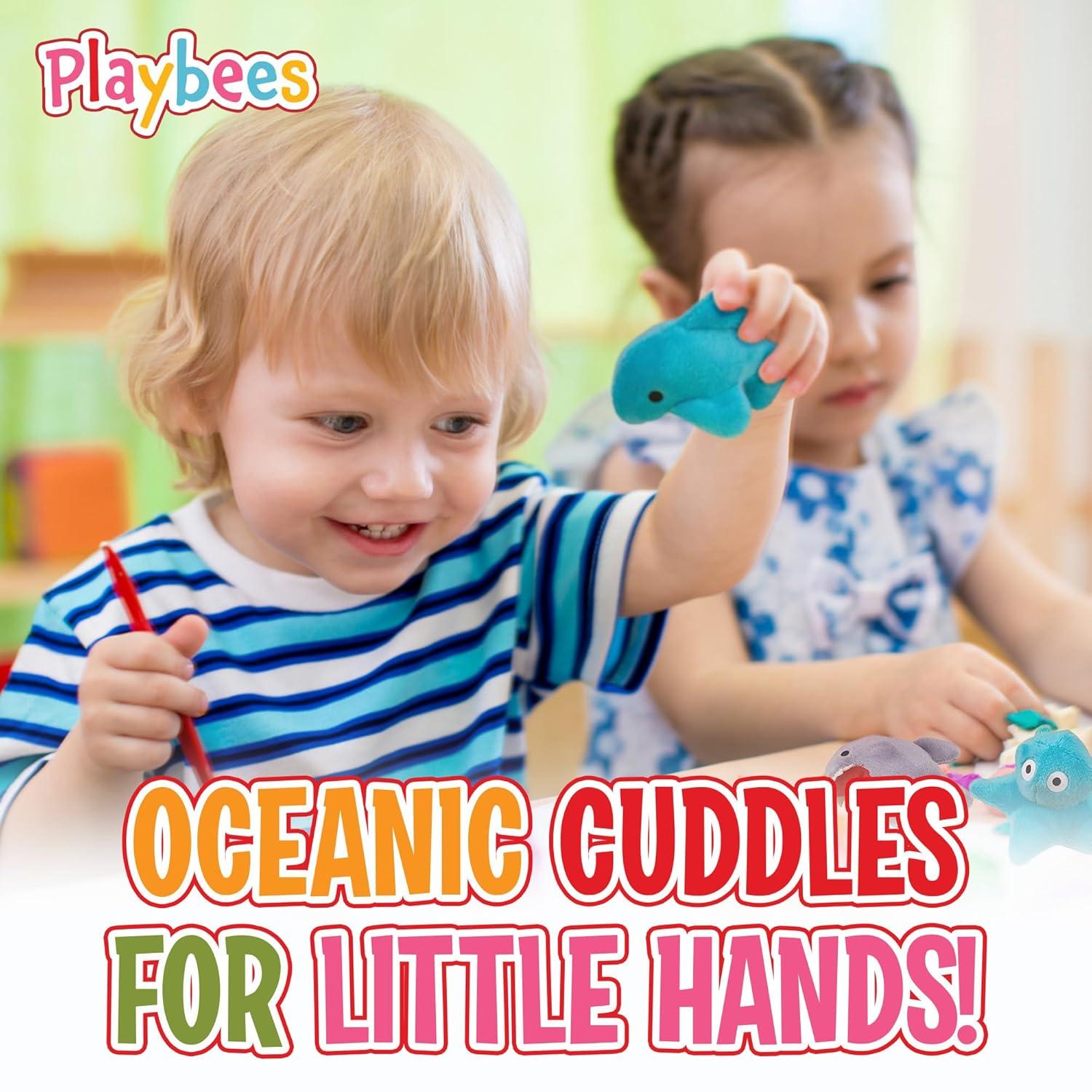 Playbees Sea Animal Plush Toys 24 Pack