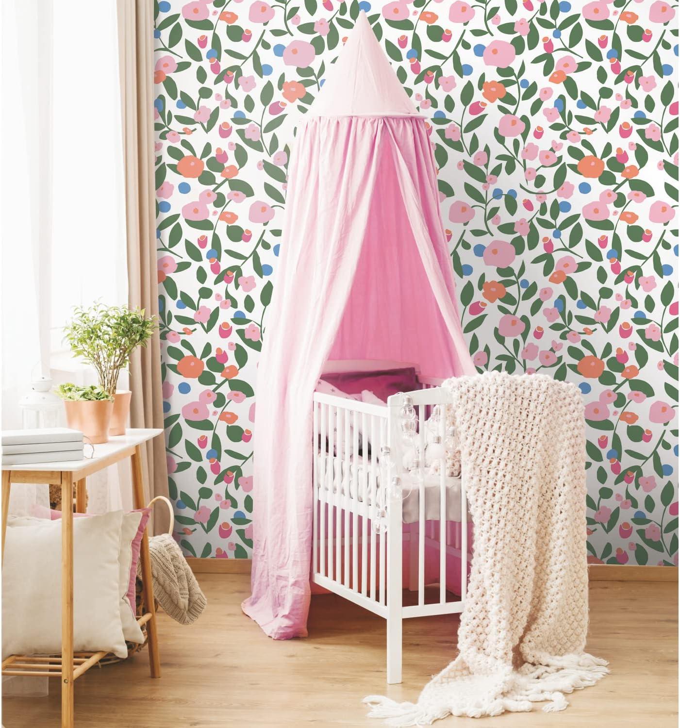 Kensington Peel & Stick Floral Roll