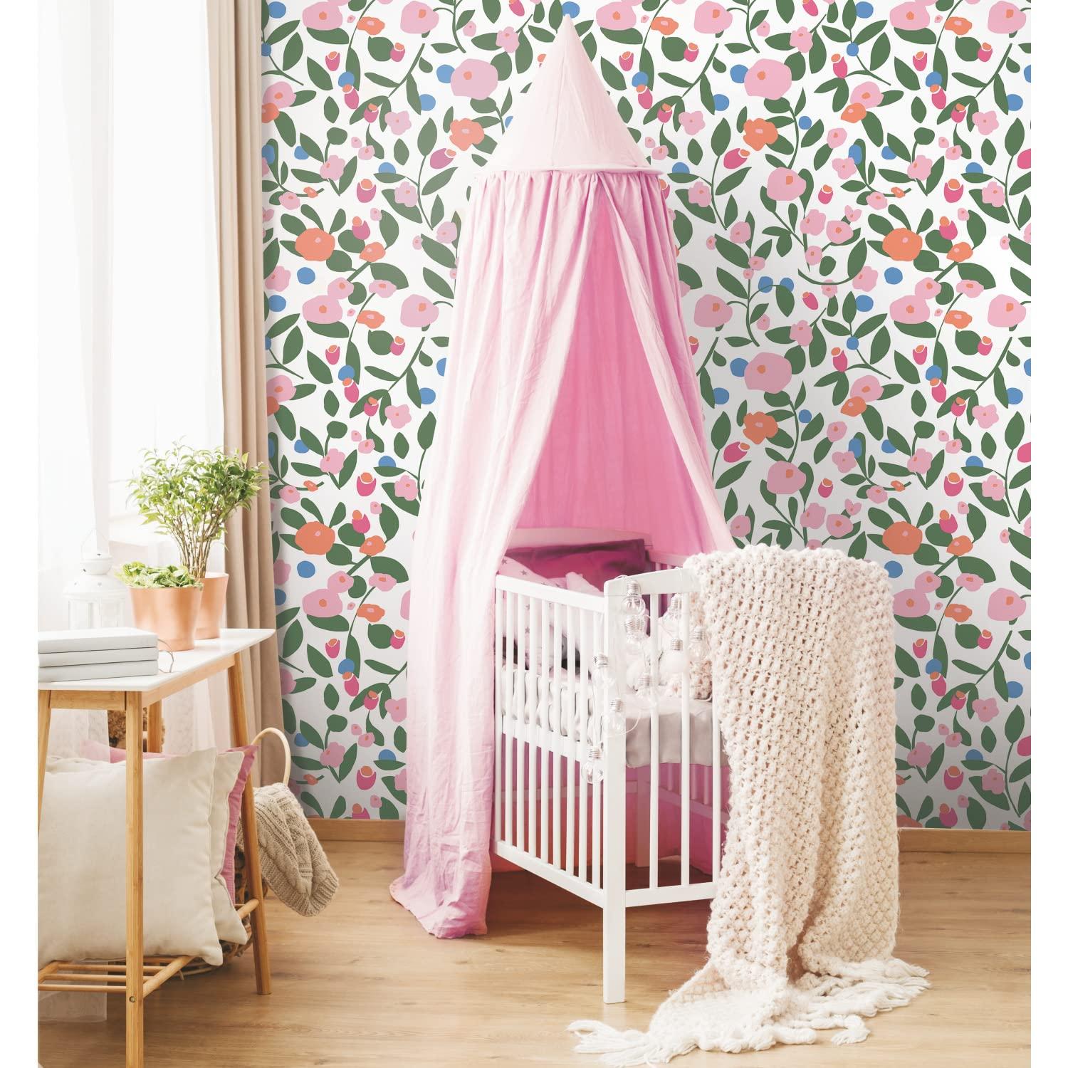 Kensington Peel & Stick Floral Roll