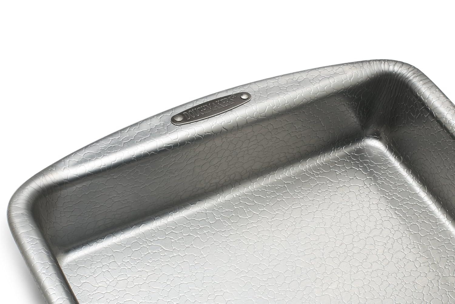 Doughmakers 10'' Aluminum Non-Stick Square Cake Pan
