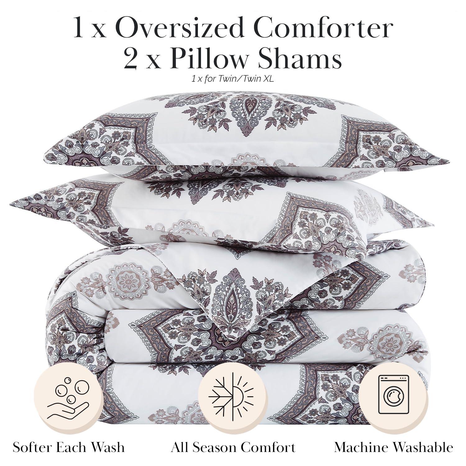 Infinity Printed Comforter Set by SouthShore Fine Linens