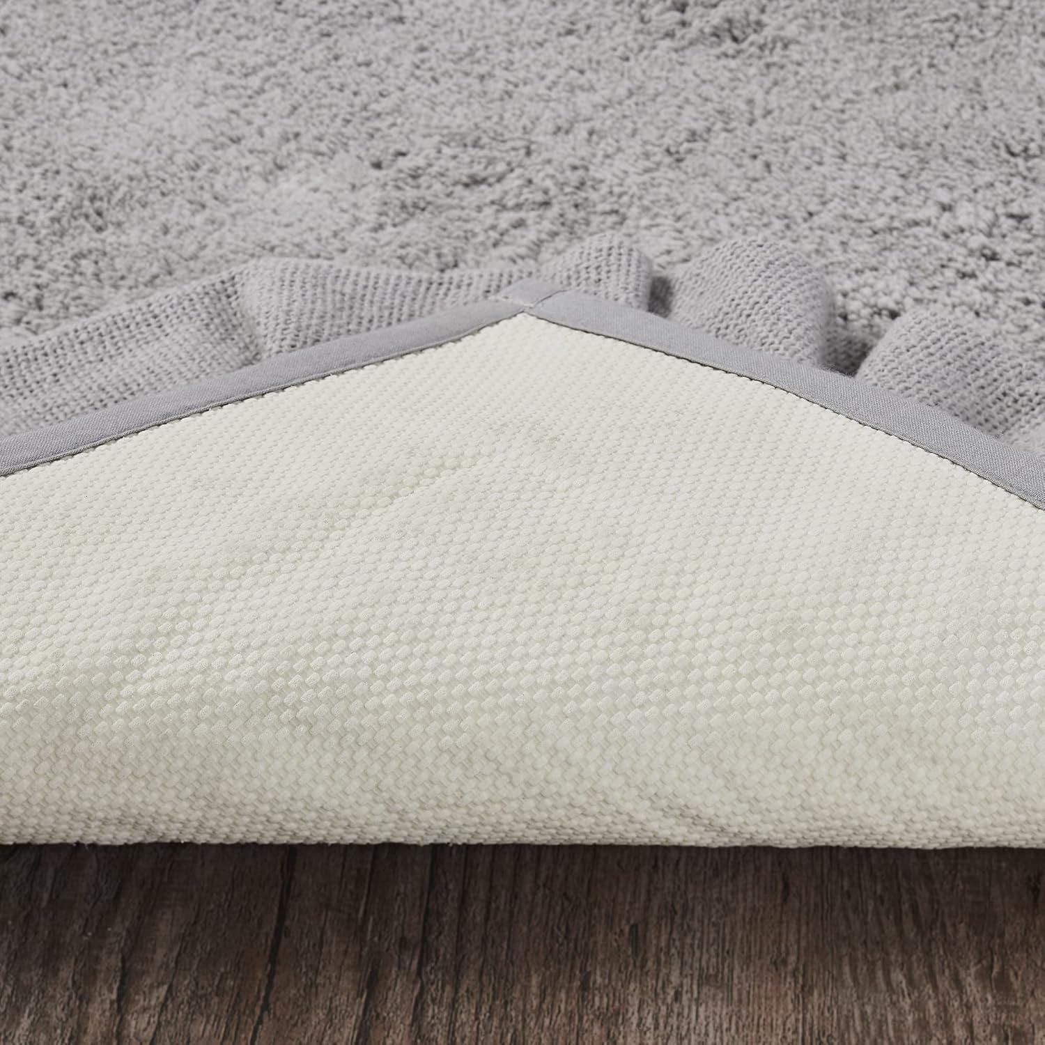 Burlap Dove Grey Bathmat 27x48  VHC Brands