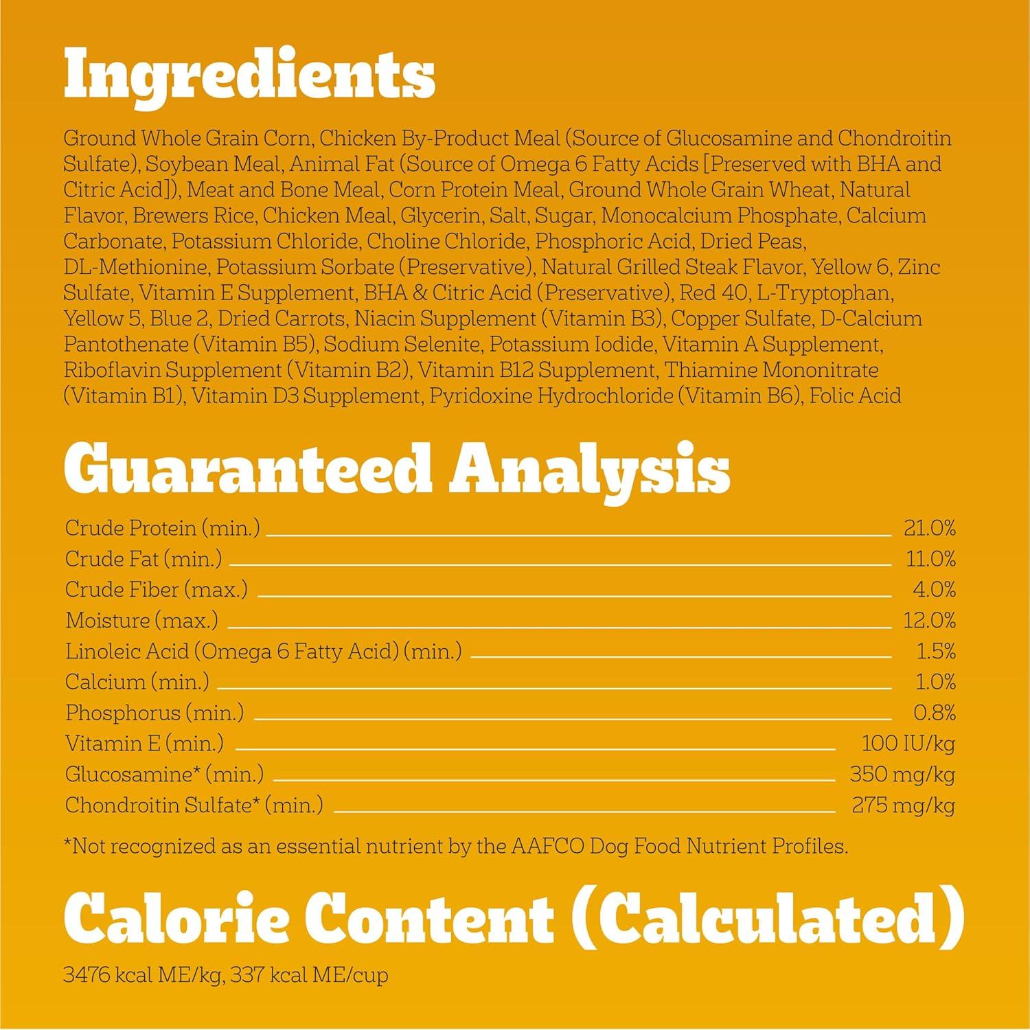 Pedigree with Tender Bites Chicken, Vegetable, Steak and Beef Flavor Dry Dog Food for Small Dogs - 3.5lbs