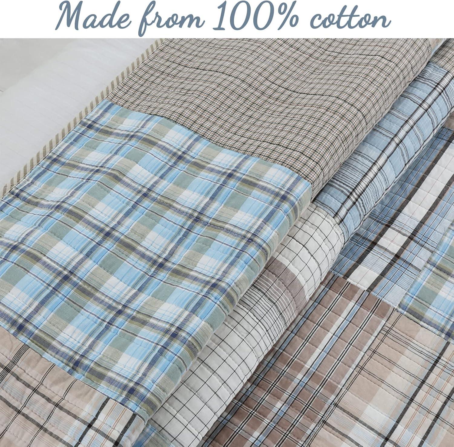 Cotton Patchwork Quilt Set