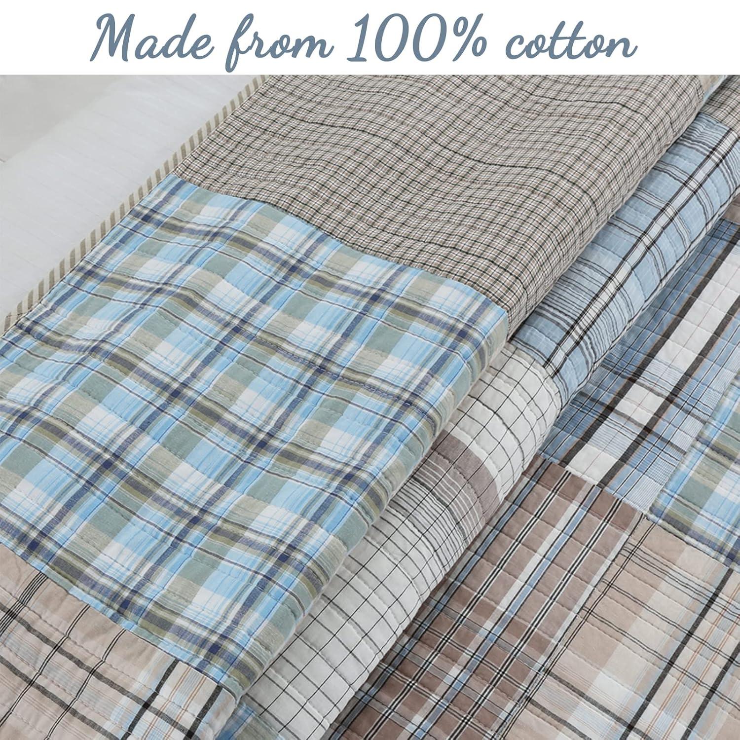 Cotton Patchwork Quilt Set
