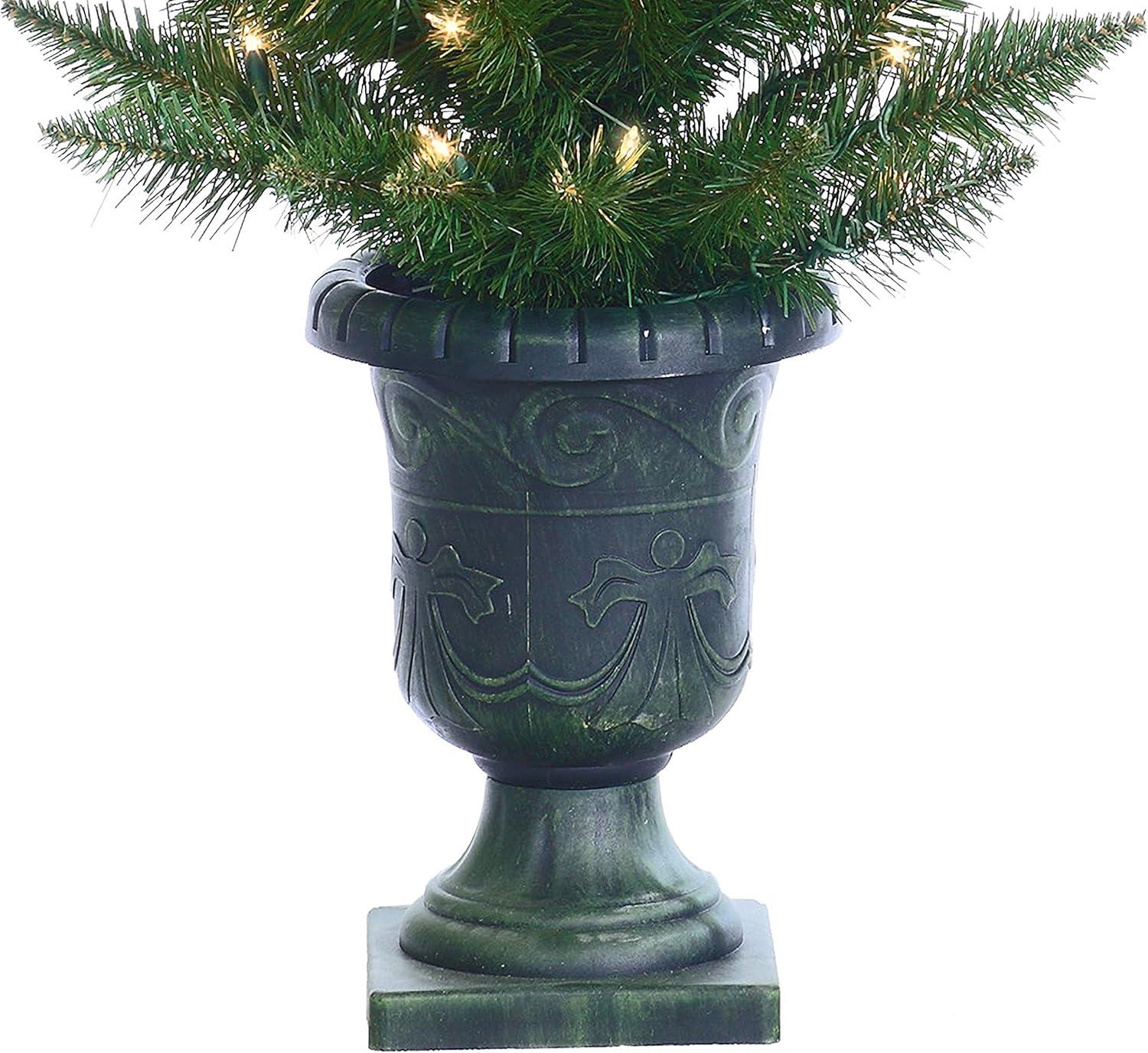 Gerson Companies 4 Feet Potted Cedar Pine, Set of 2