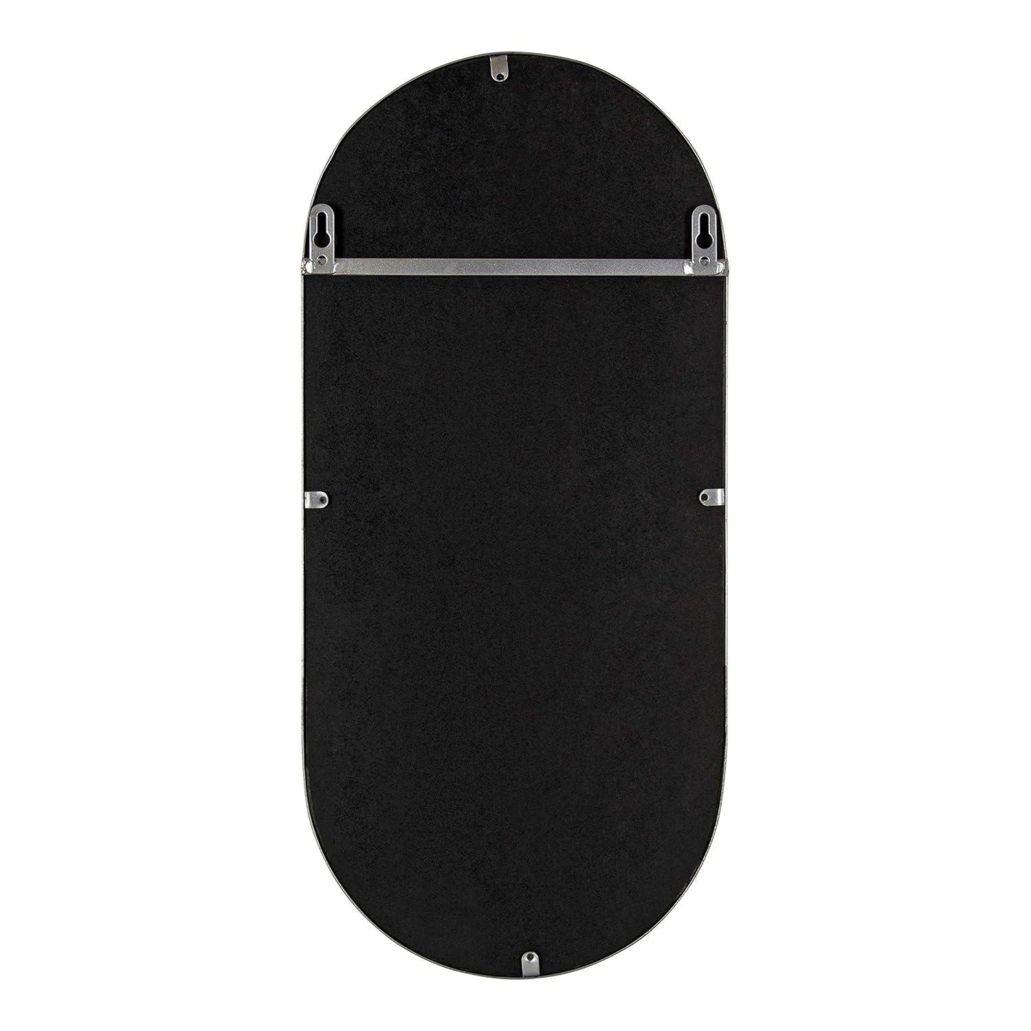 Lumi Metal Flat Mirror with Shelves