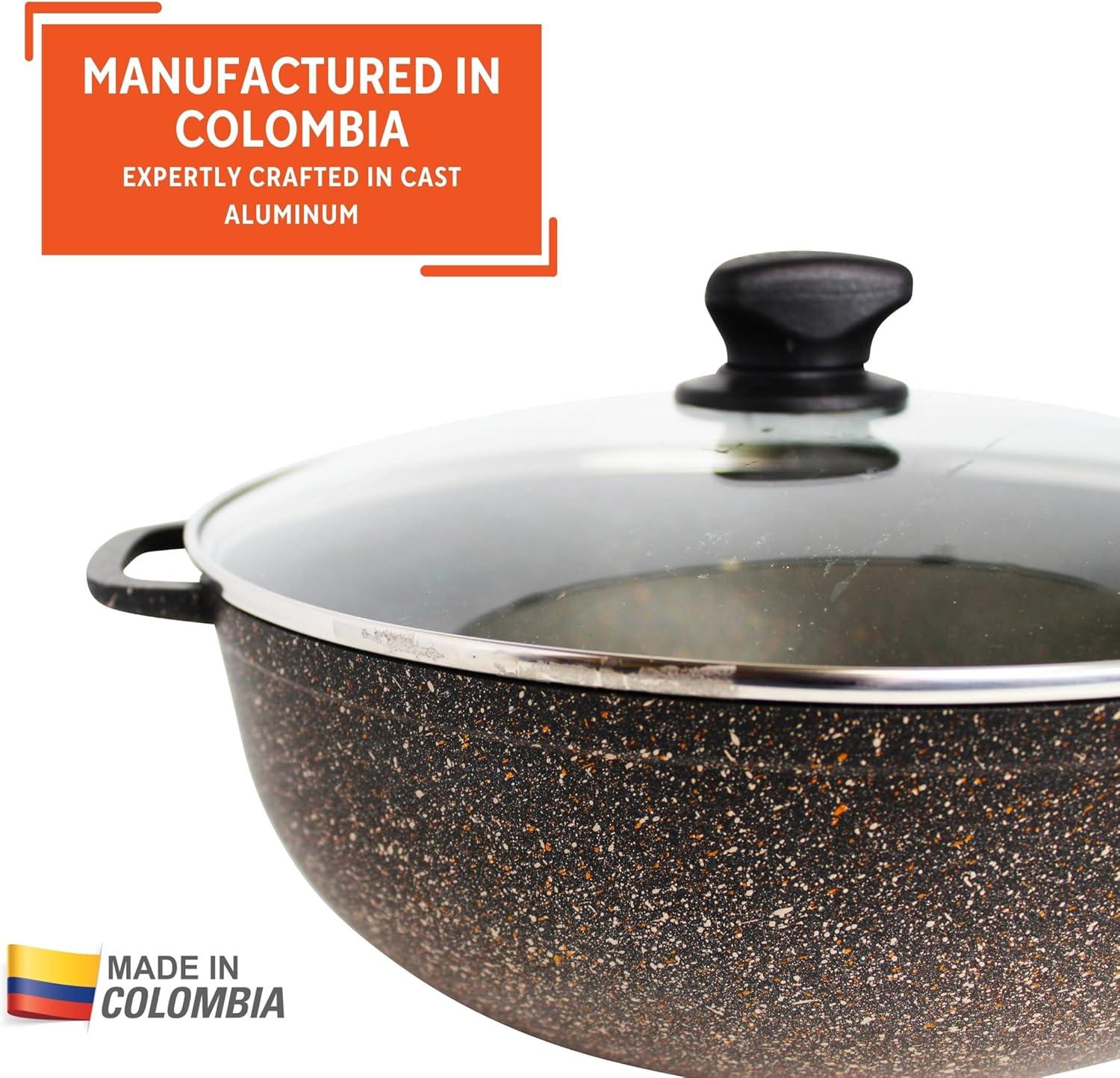 IMUSA Imusa 7 Qt Nonstick Fuzion Caldero With Speckles