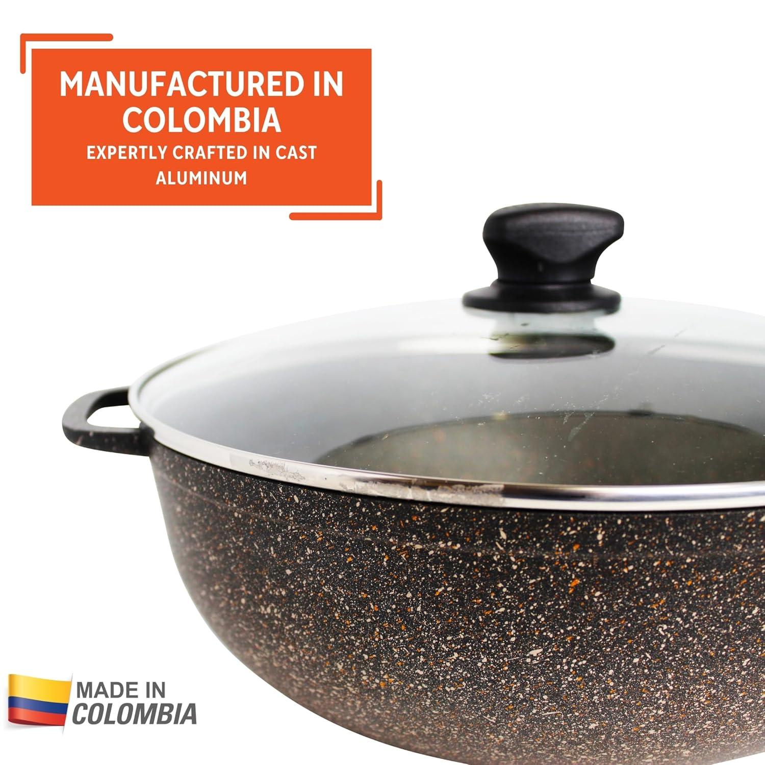 IMUSA Imusa 7 Qt Nonstick Fuzion Caldero With Speckles