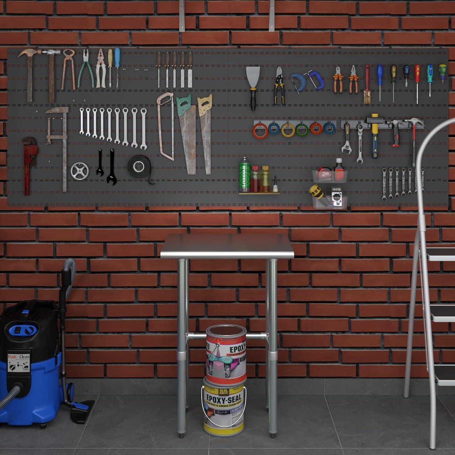 Amgood Stainless Steel Open Base Work Table