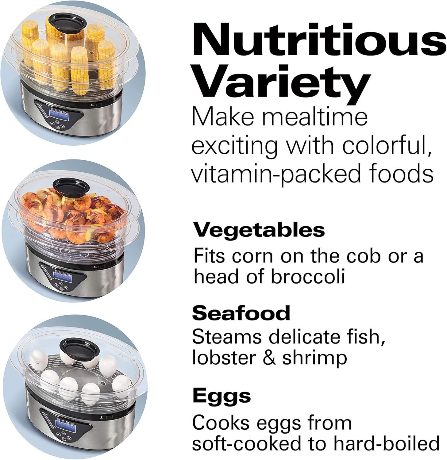 Hamilton Beach 5.5 Quart Digital Steamer