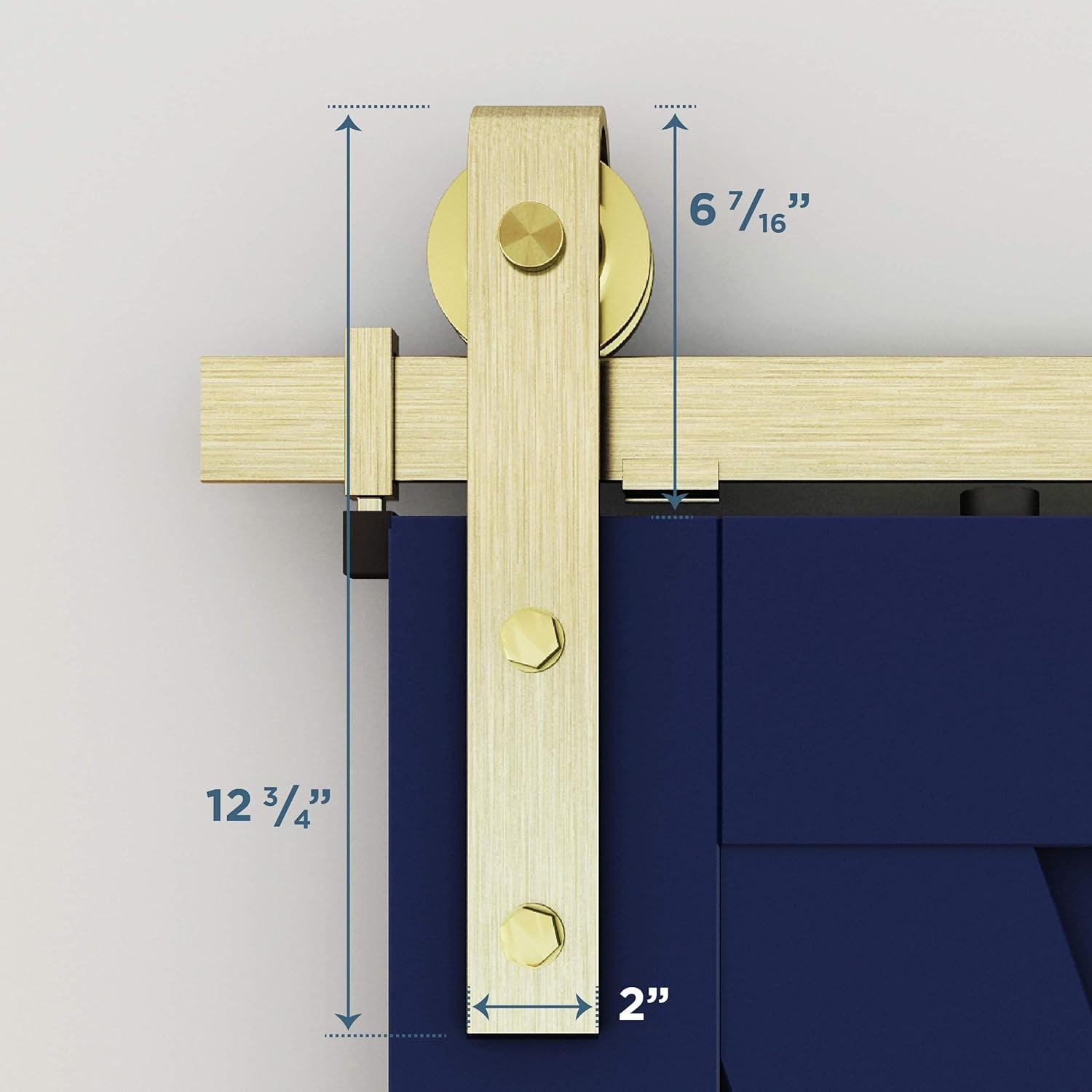 National Hardware 72" Designer Interior Barn Door Kit with Soft Close