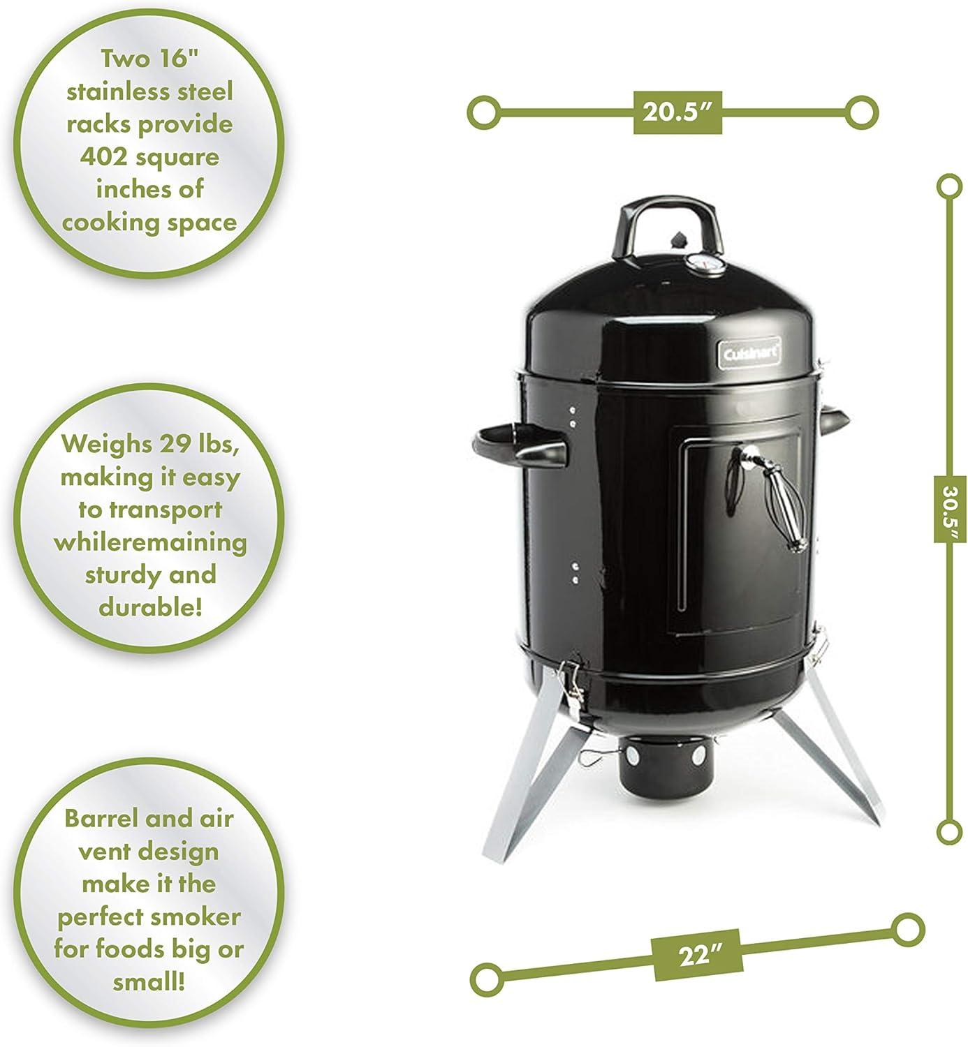 Cuisinart 16" Vertical Charcoal Smoker