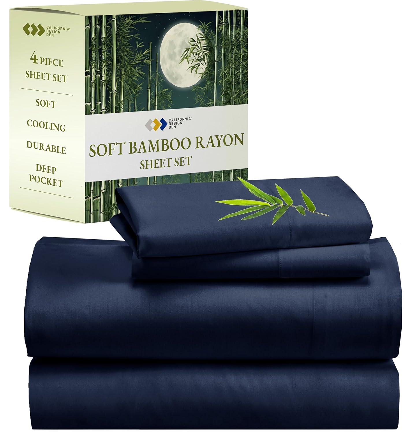 Kathy Ireland Home Kathy Ireland Bamboo Cooling 6 Piece Sheet Set with Deep Pockets