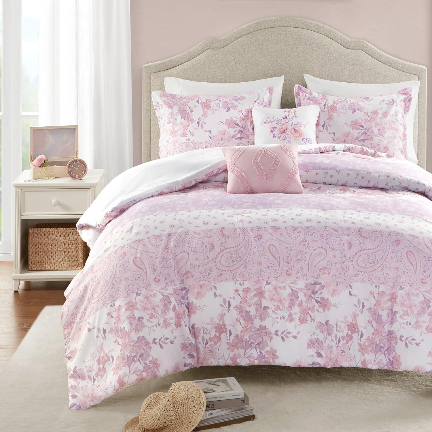 Intelligent Design Floral Paisley Comforter Set