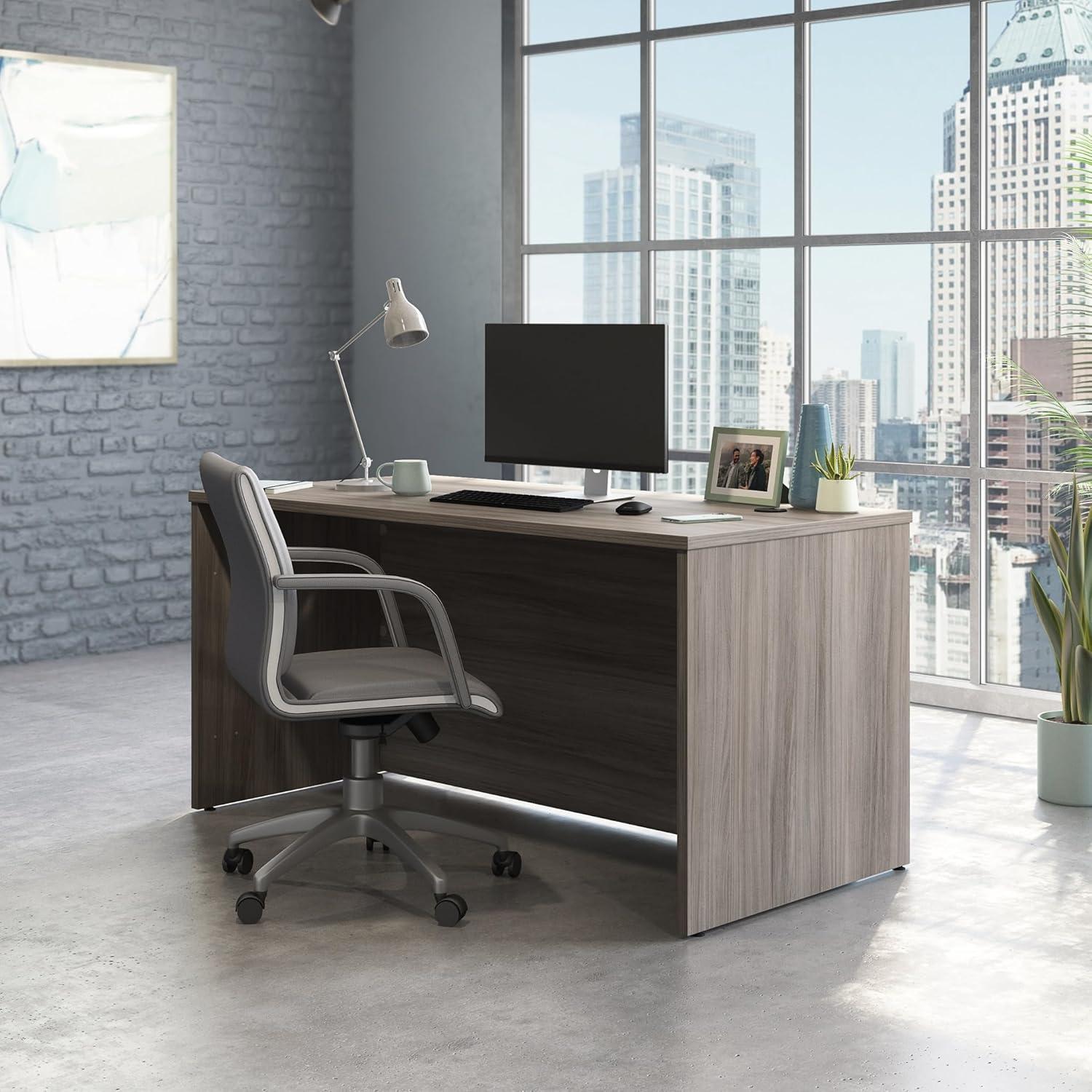 Hudson Elm Executive Desk with Melamine Top, 60" x 30"