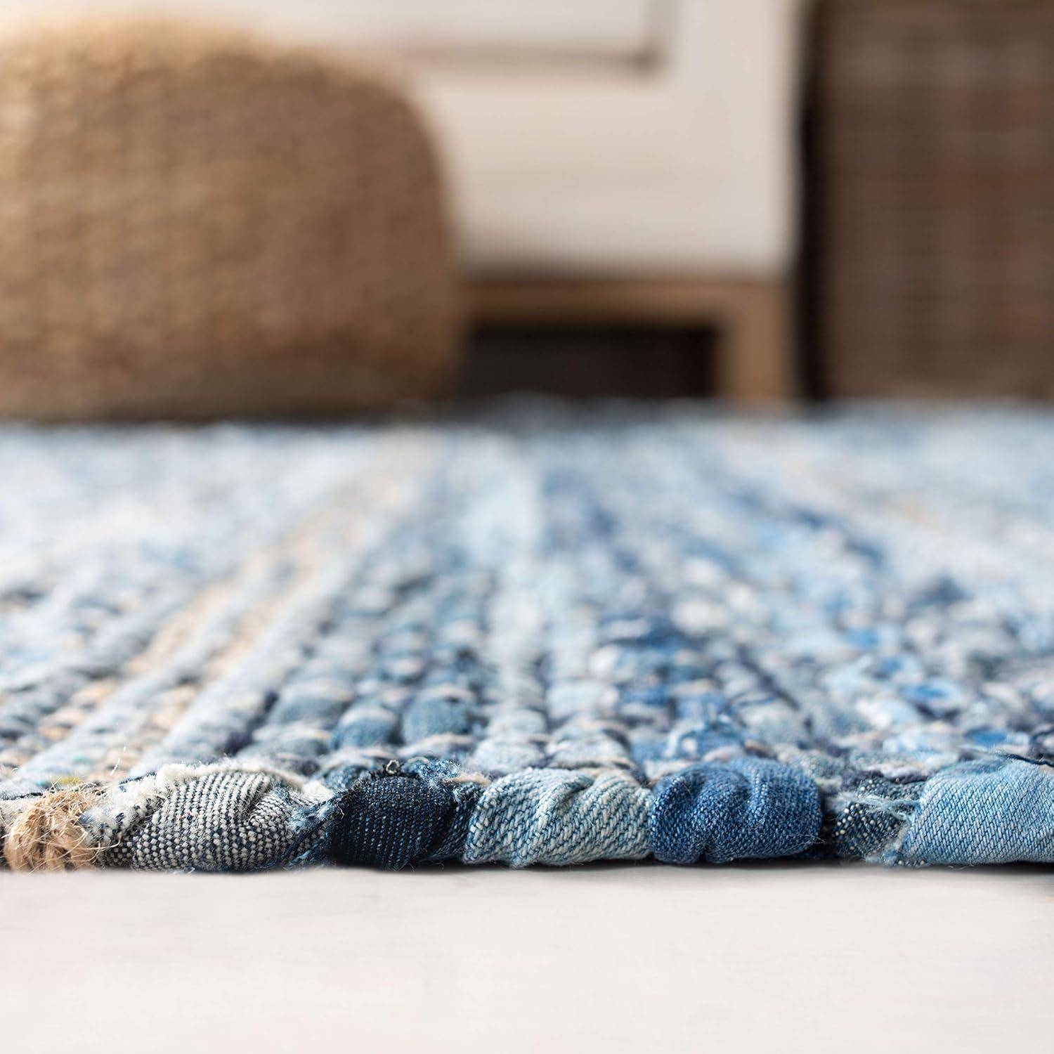 Bungalow Rose Montauk Hand Woven Performance Geometric Rug