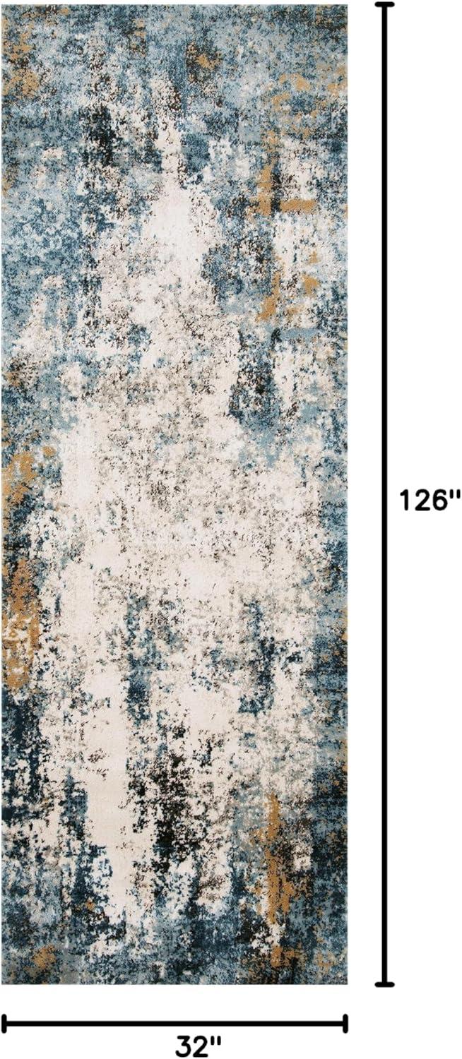 Loloi II Alchemy Abstract Denim / Ivory Area Rug