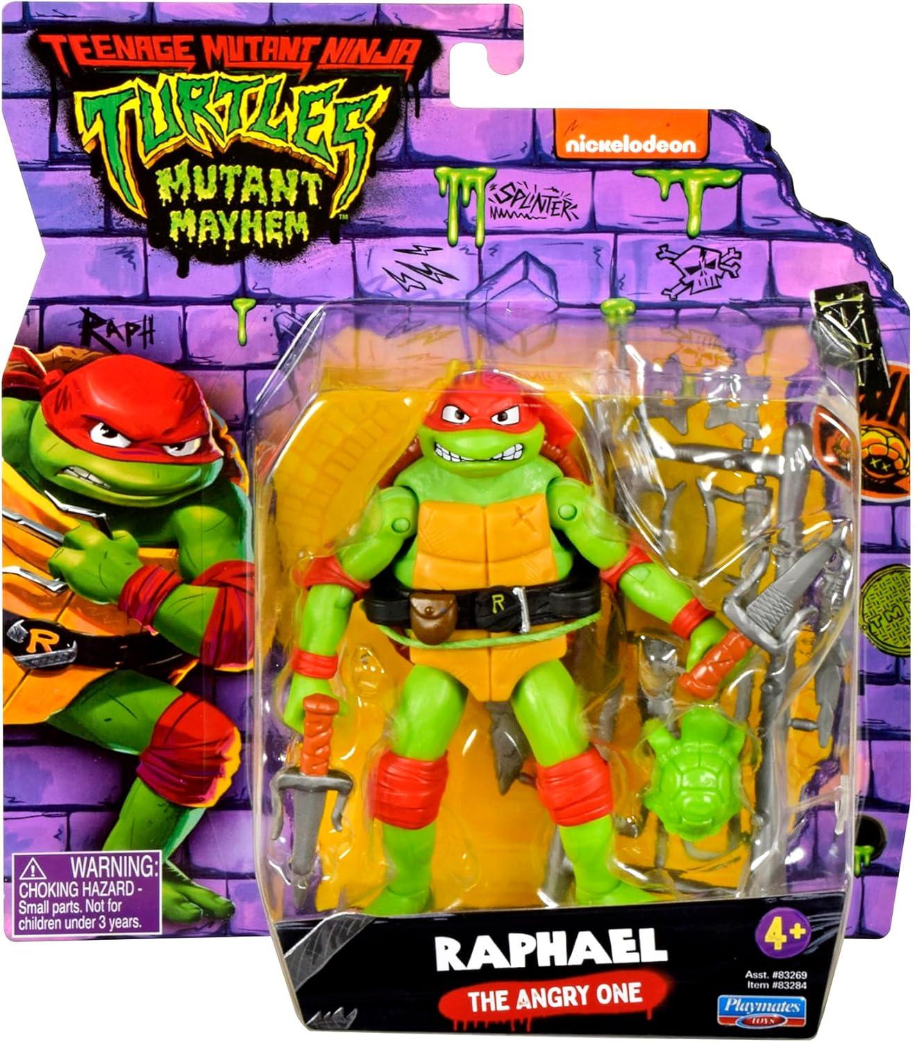 Teenage Mutant Ninja Turtles: Mutant Mayhem 4.65” Raphael Basic Action Figure by Playmates Toys
