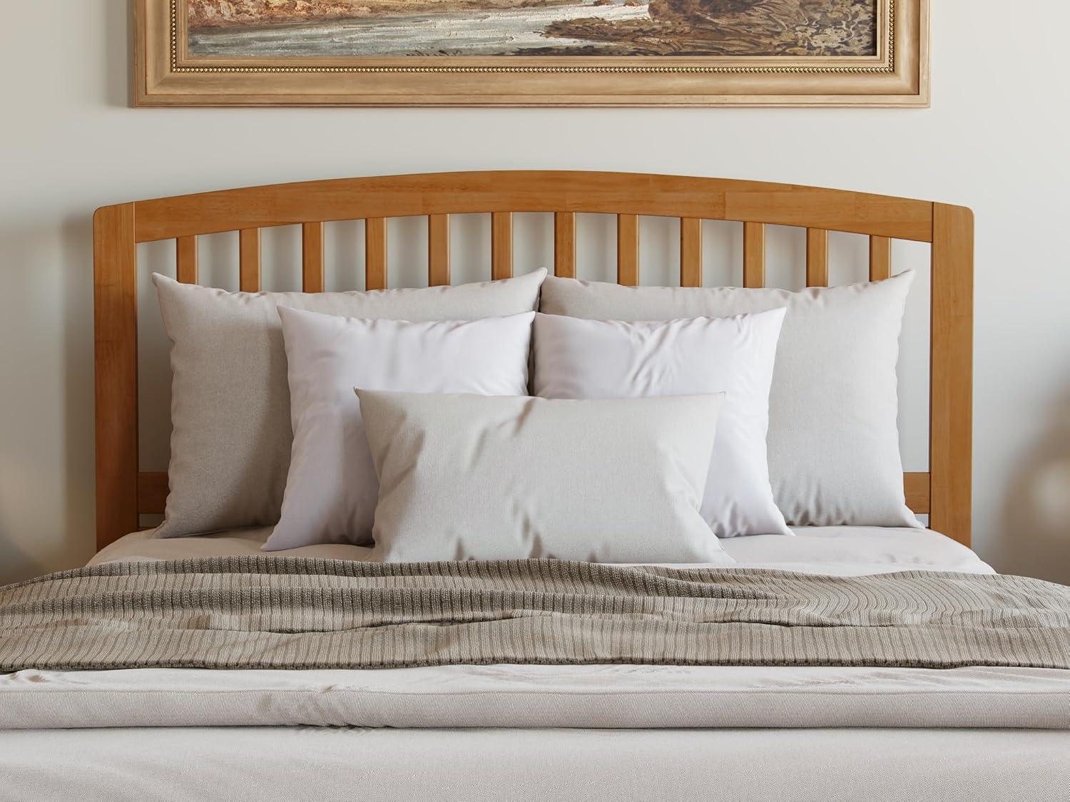Solid Wood Platform Storage Bed