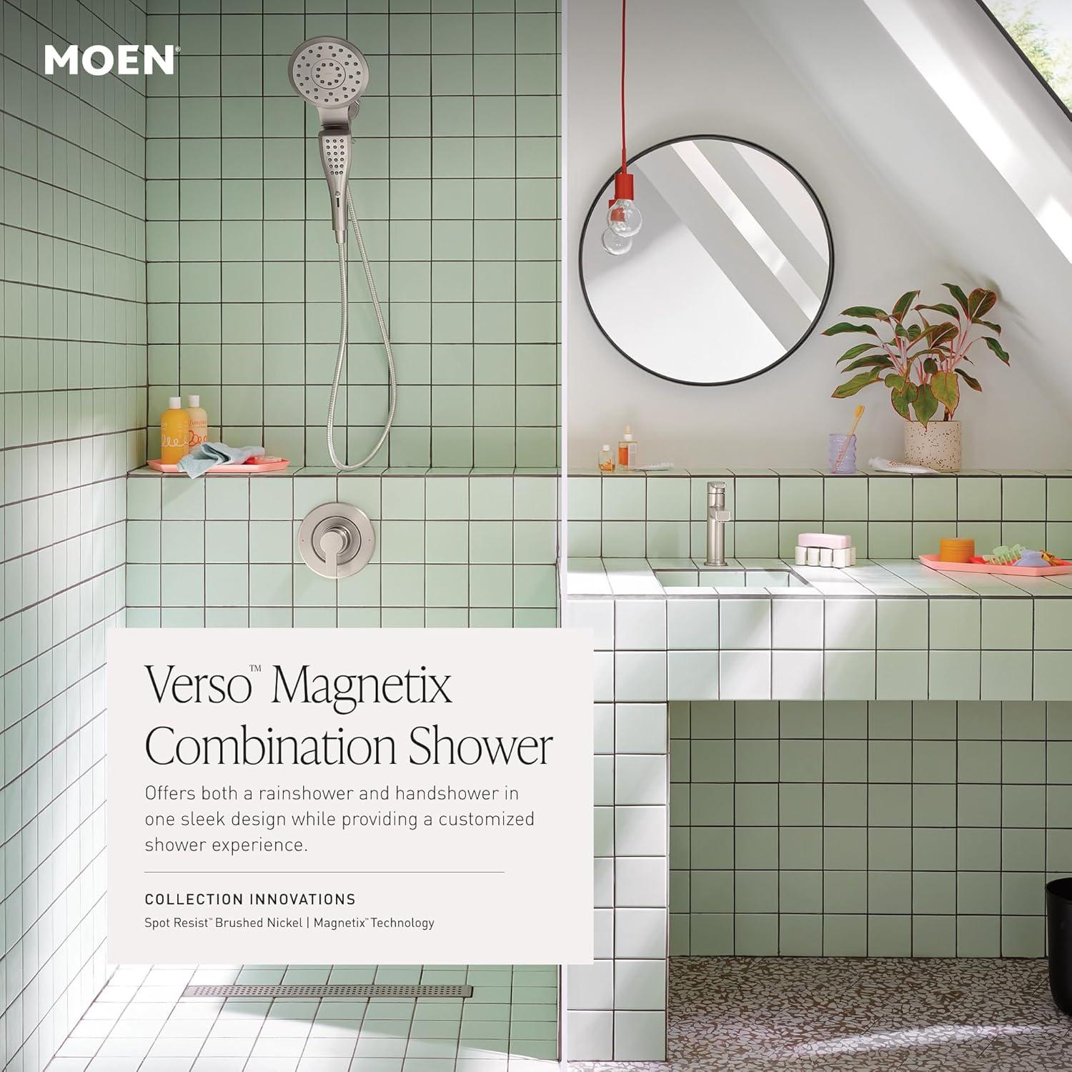 Verso Blk Mag Head/Hand Shower 220C2EPBL