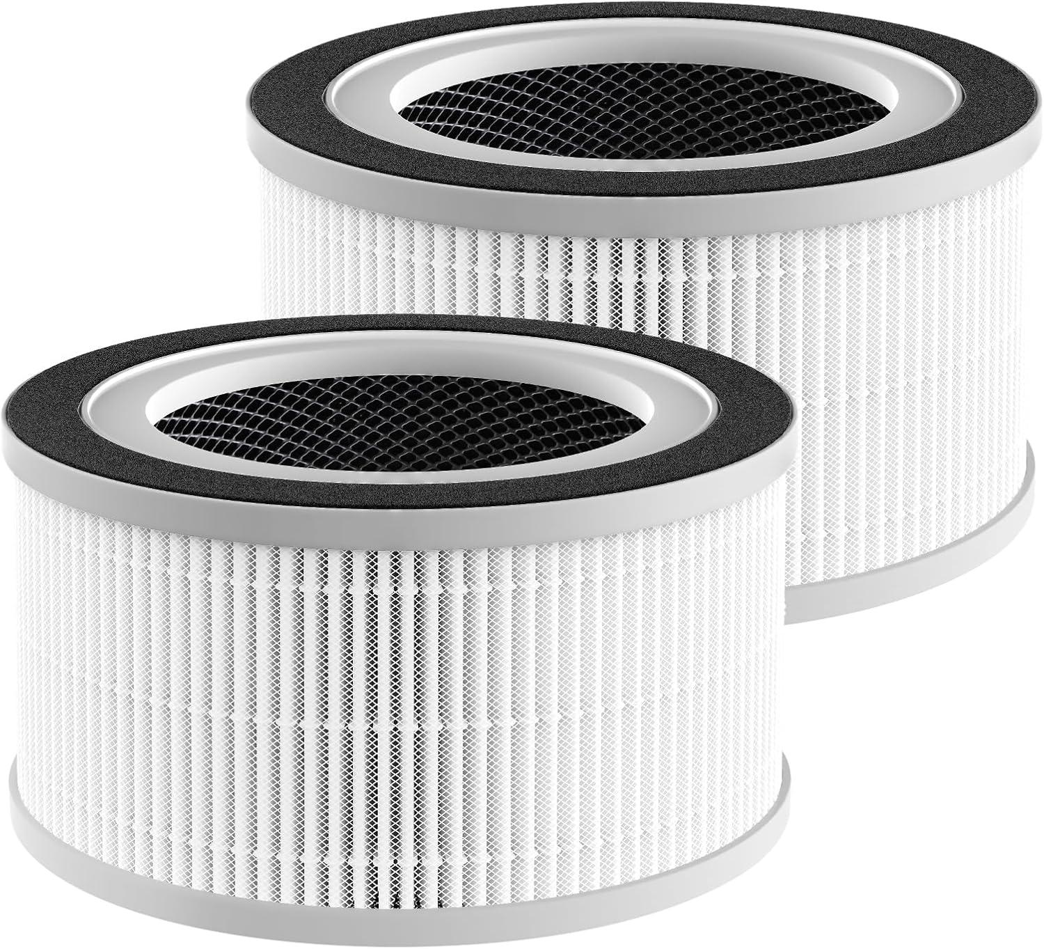 True HEPA Filters for Fillo/Halo/Allo Air Purifier, 2 Pack