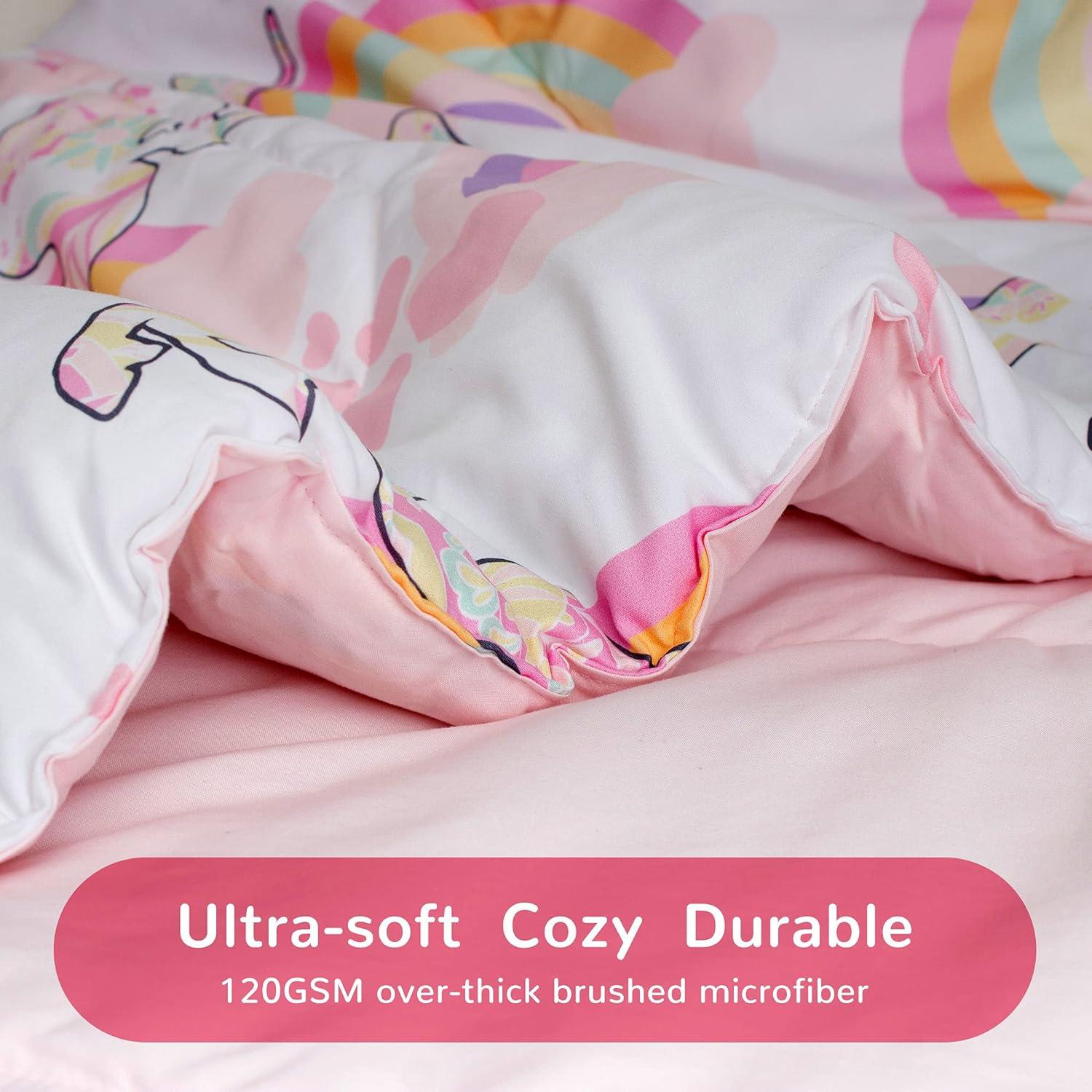 Unicorn Microfiber Bedding Set