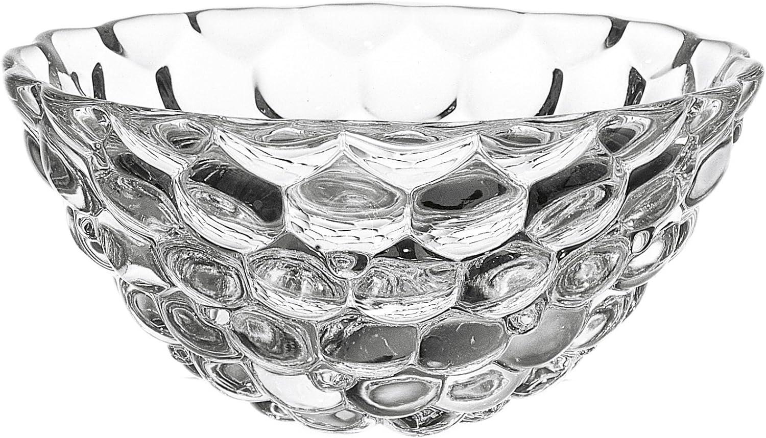 Raspberry Handmade Crystal Decorative Bowl 1